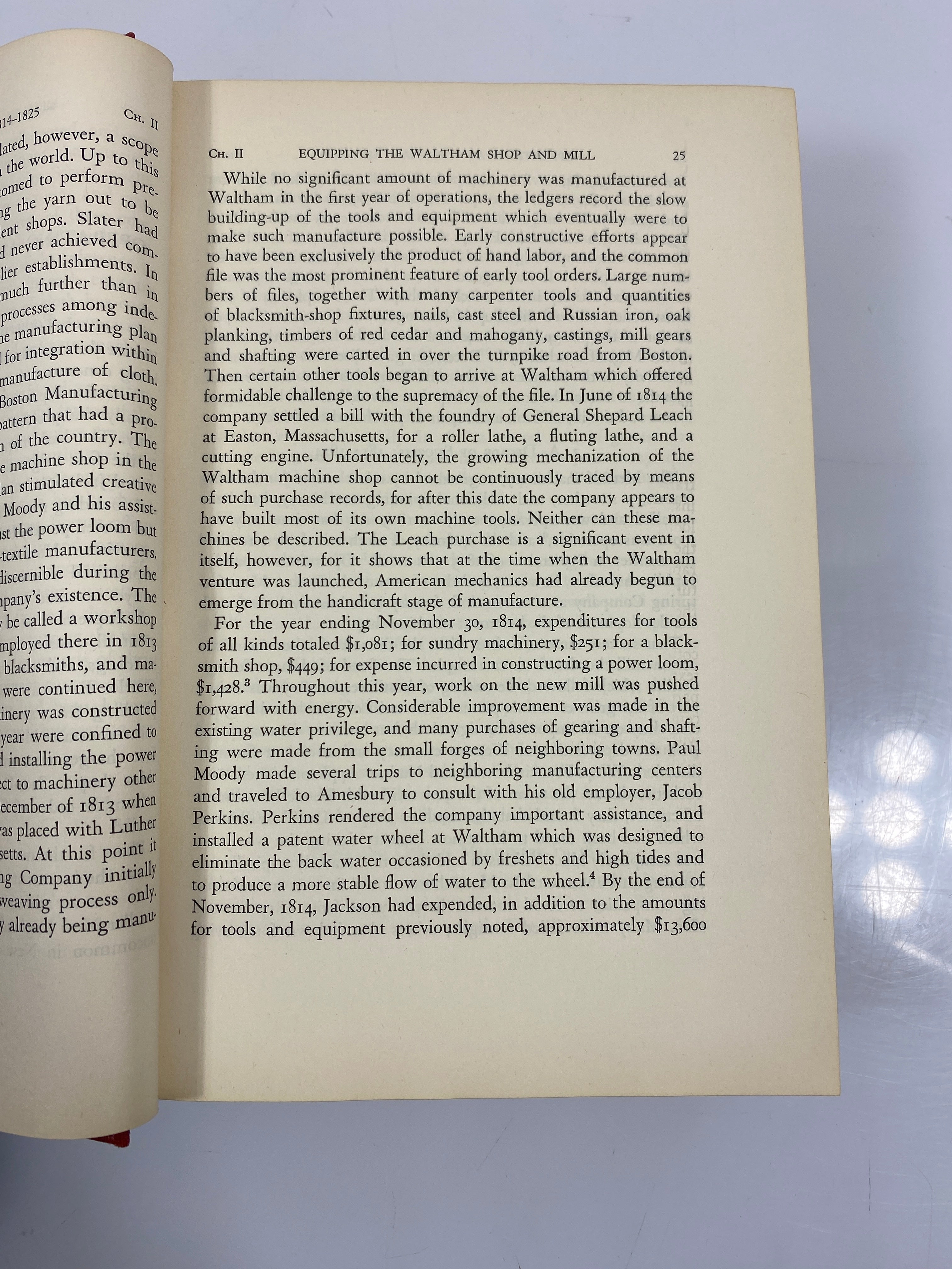 The Saco-Lowell Shops 1813-1949 Harvard University Press 1950 HC