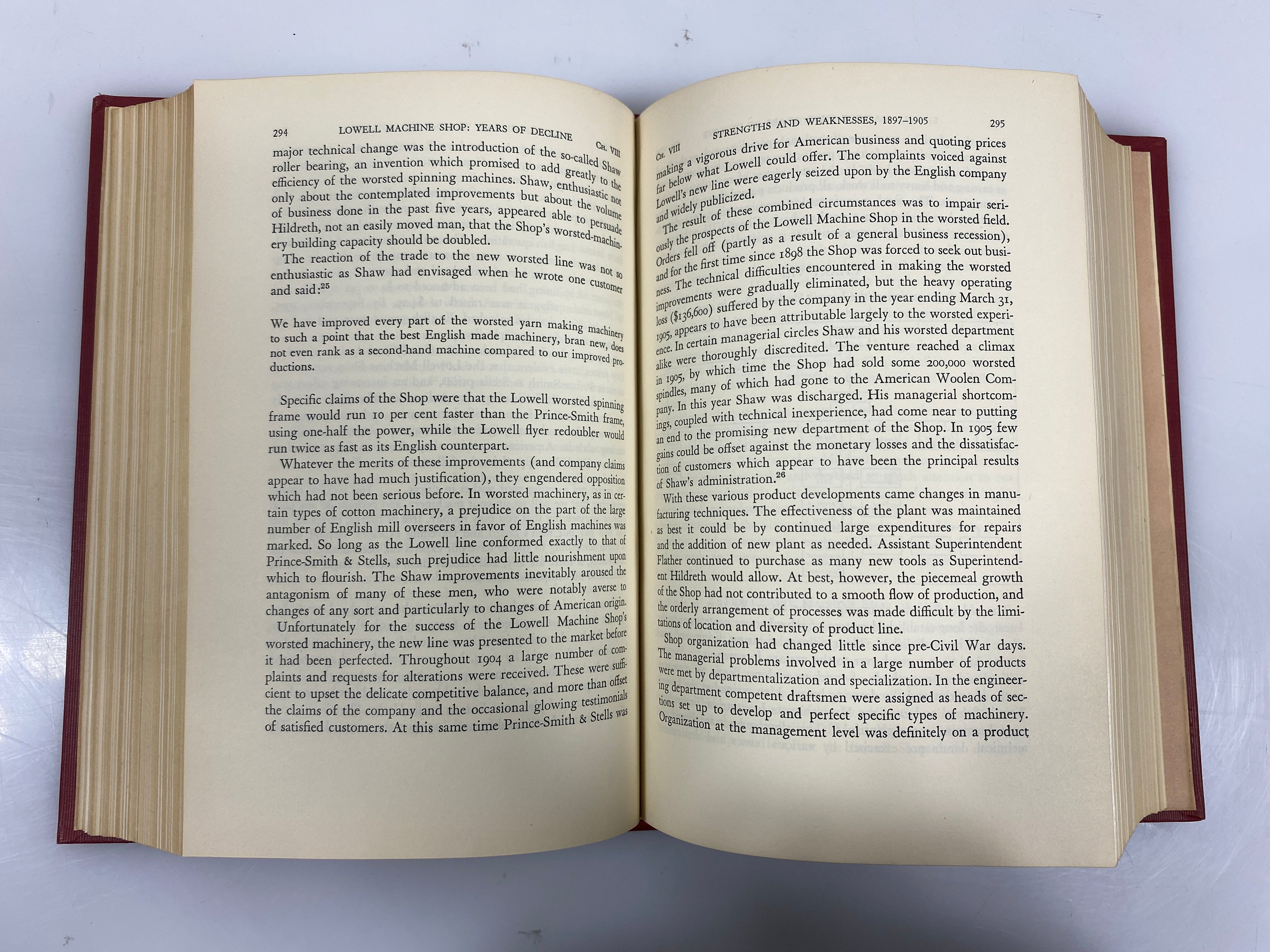 The Saco-Lowell Shops 1813-1949 Harvard University Press 1950 HC
