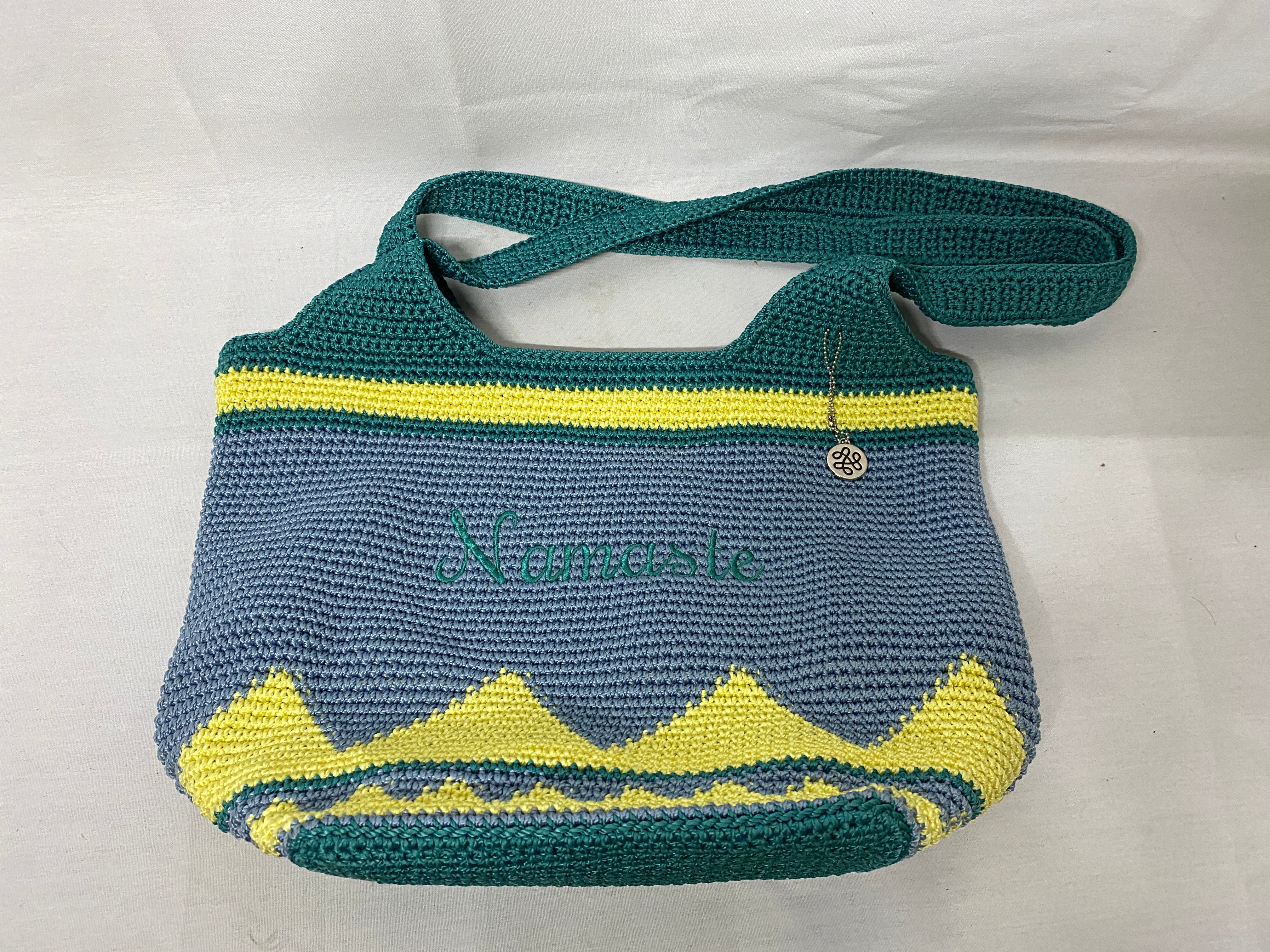 The Sak x Oceana Recycled Ocean Plastic Crochet Shoulder Bag