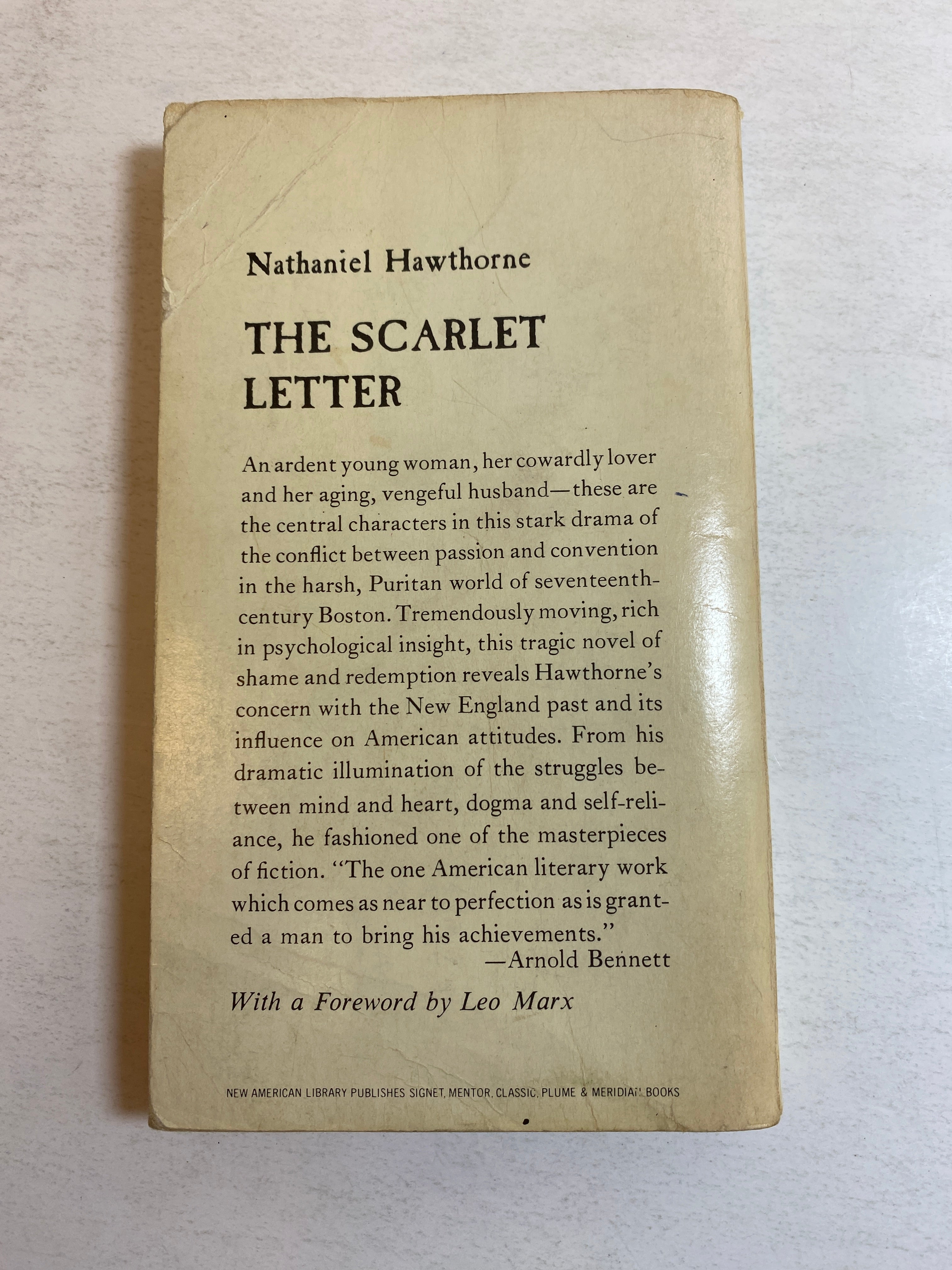 The Scarlet Letter Nathaniel Hawthorne SC 1959