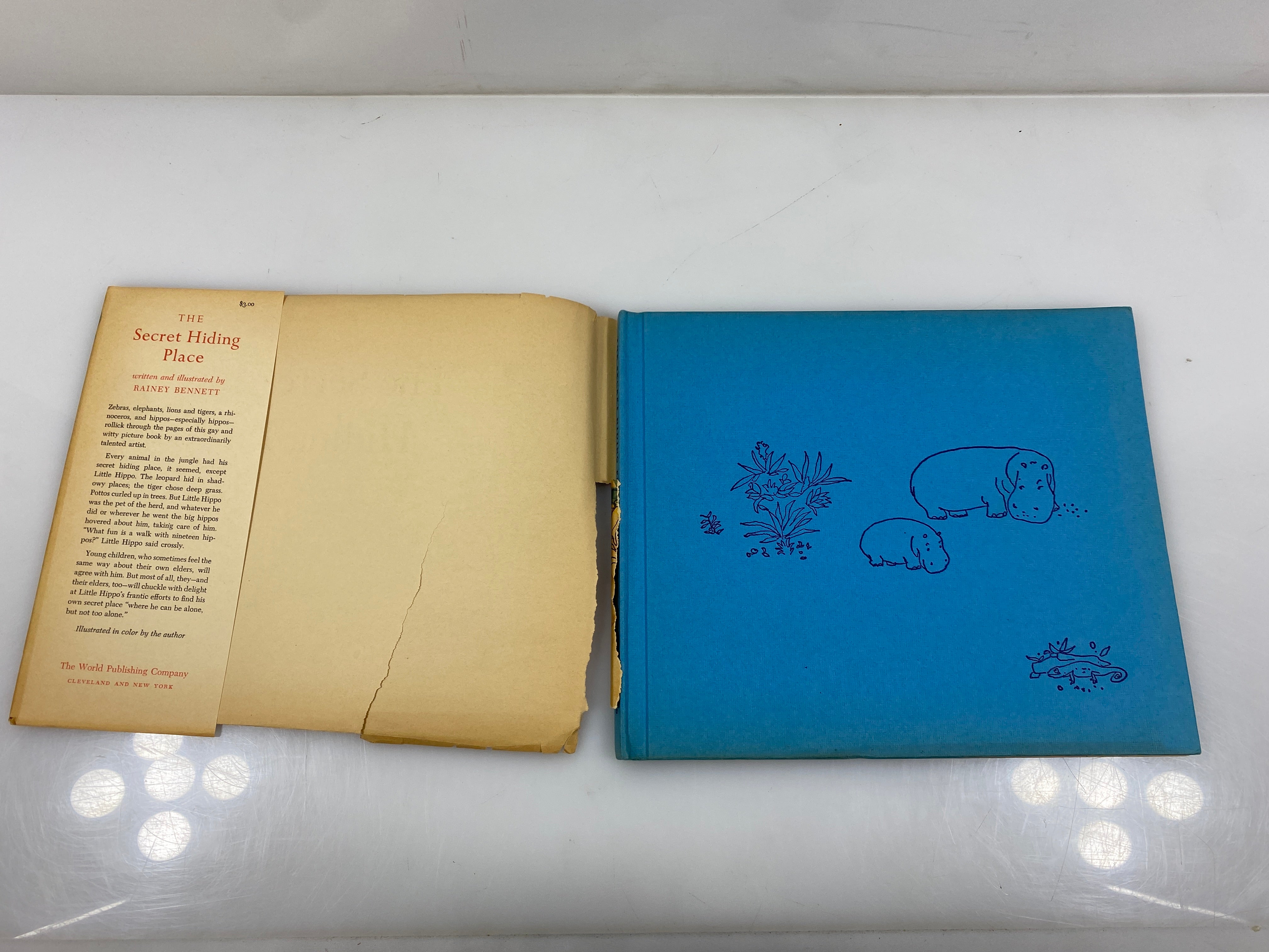 The Secret Hiding Place Bennett 1st Ed. 1961 HCDJ