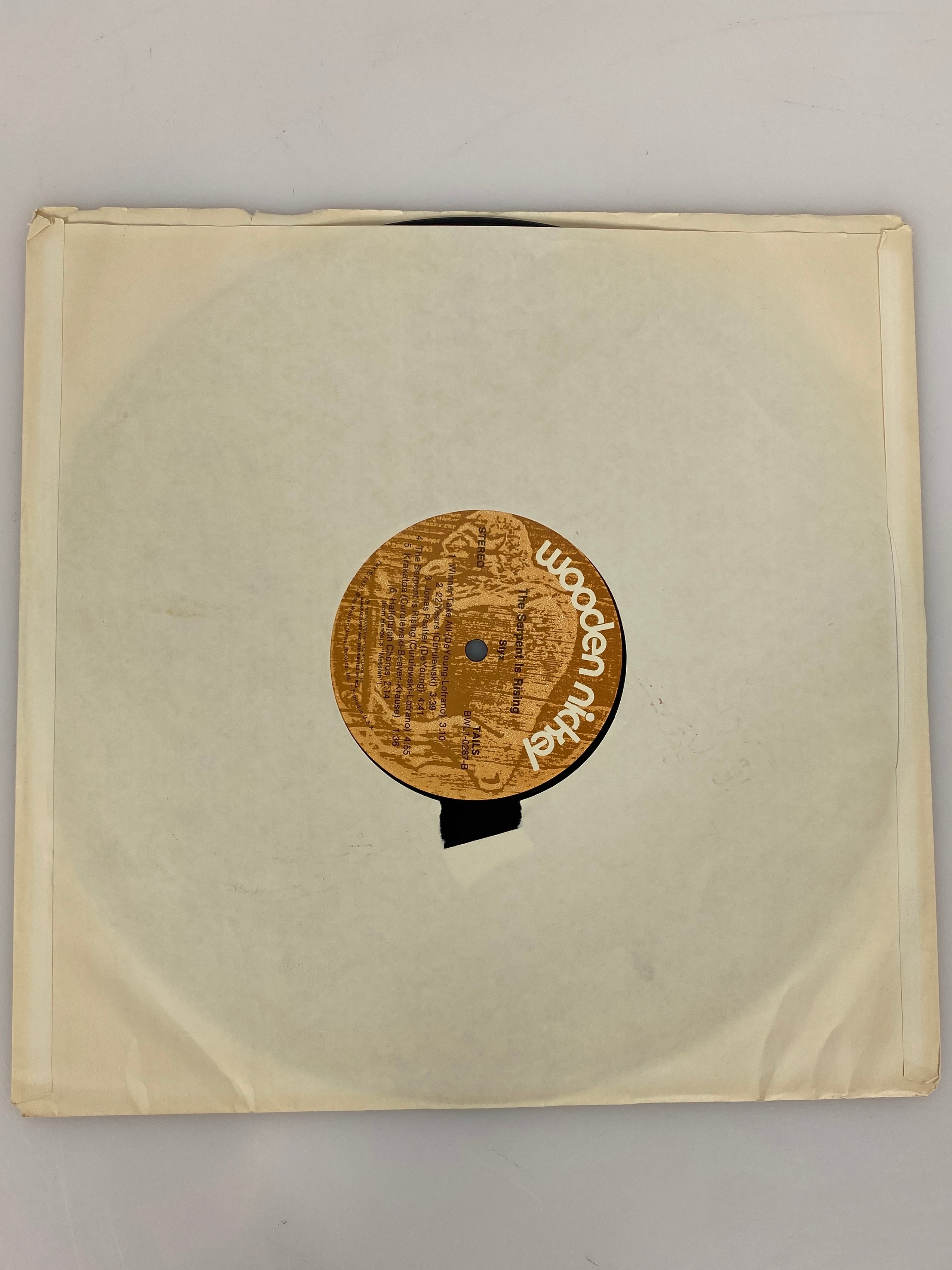 The Serpent is Rising Styx 1973 Vinyl Record