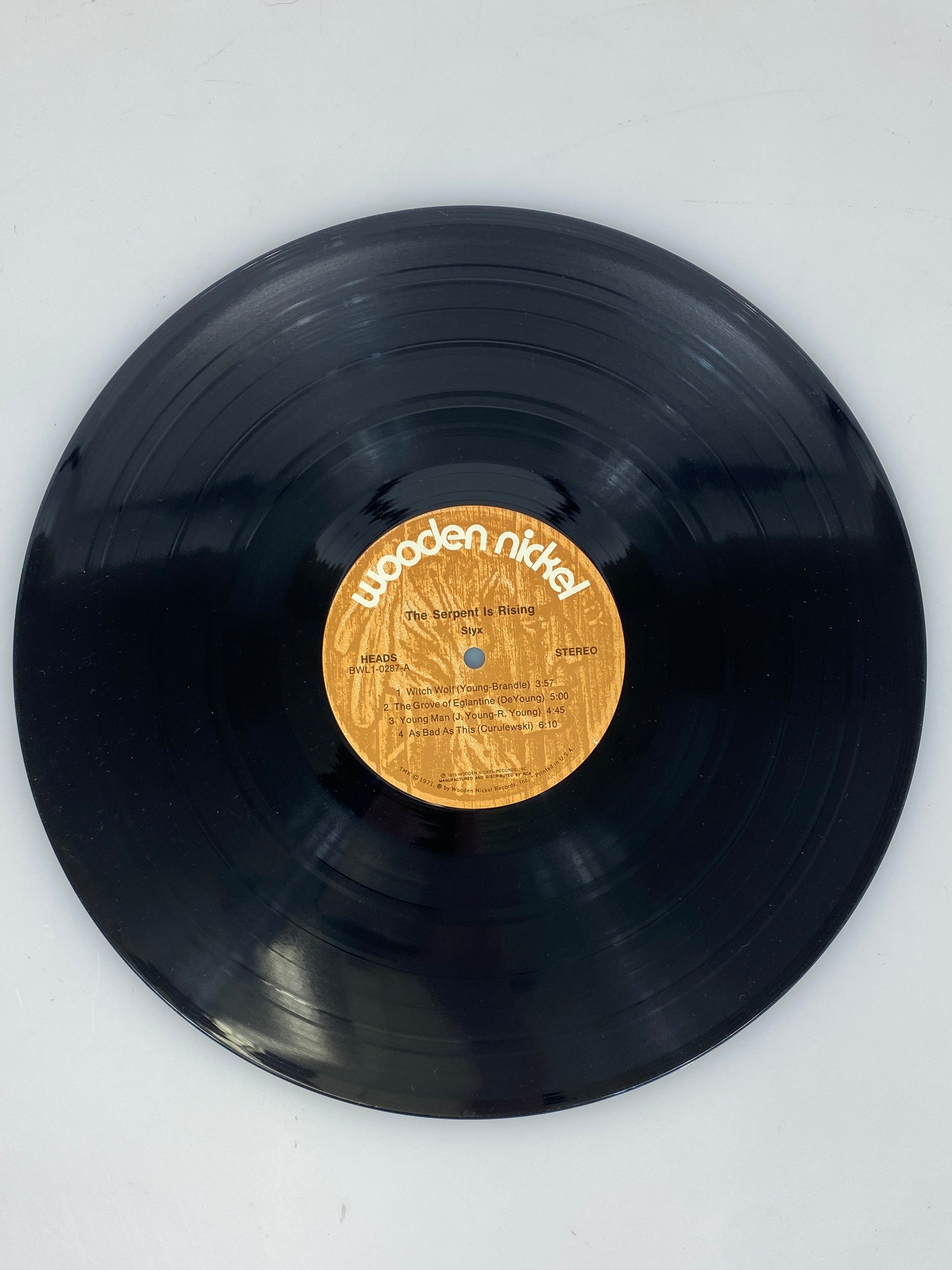 The Serpent is Rising Styx 1973 Vinyl Record