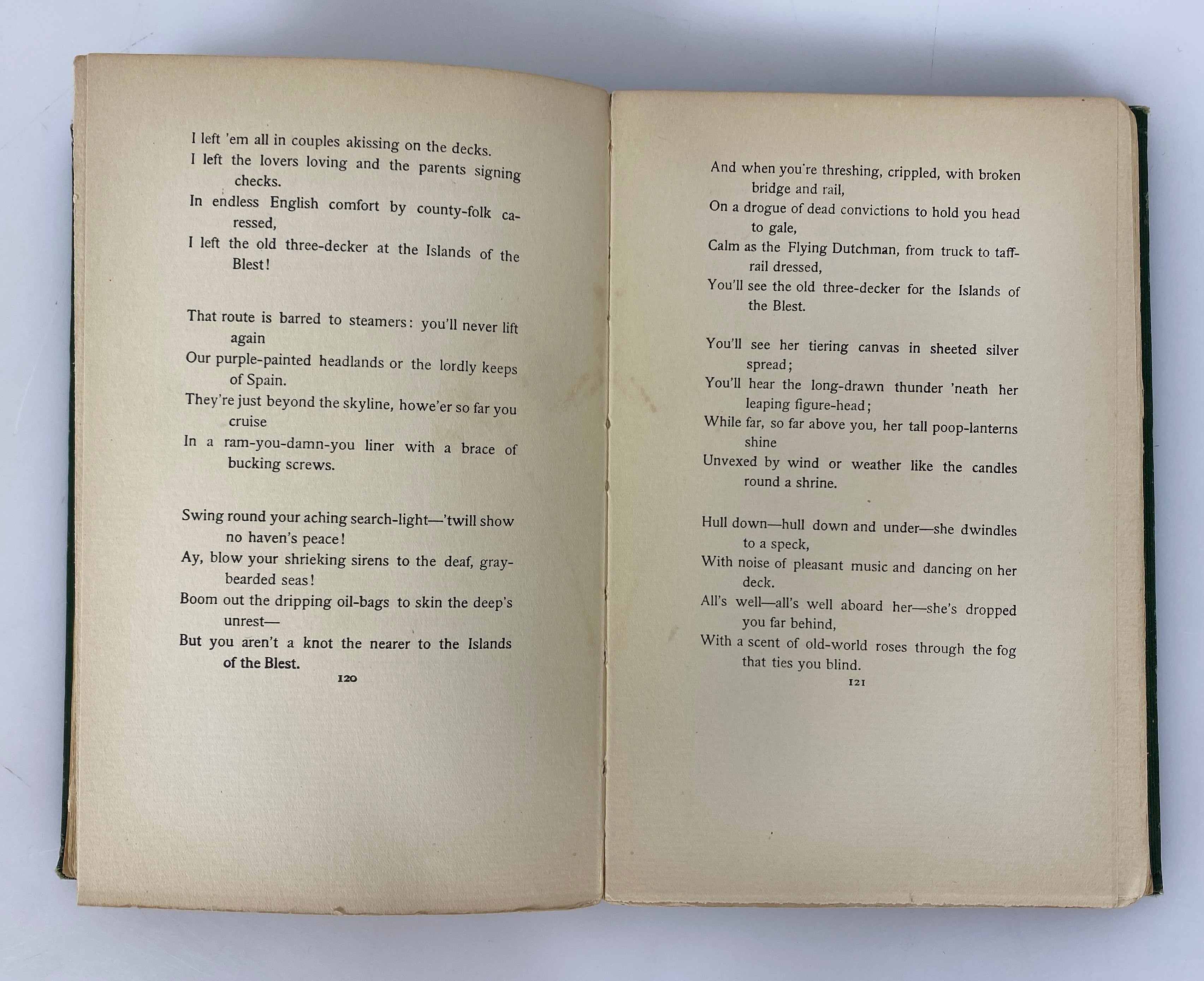 The Seven Seas by Rudyard Kipling 1905 Doubleday Page Antique HC