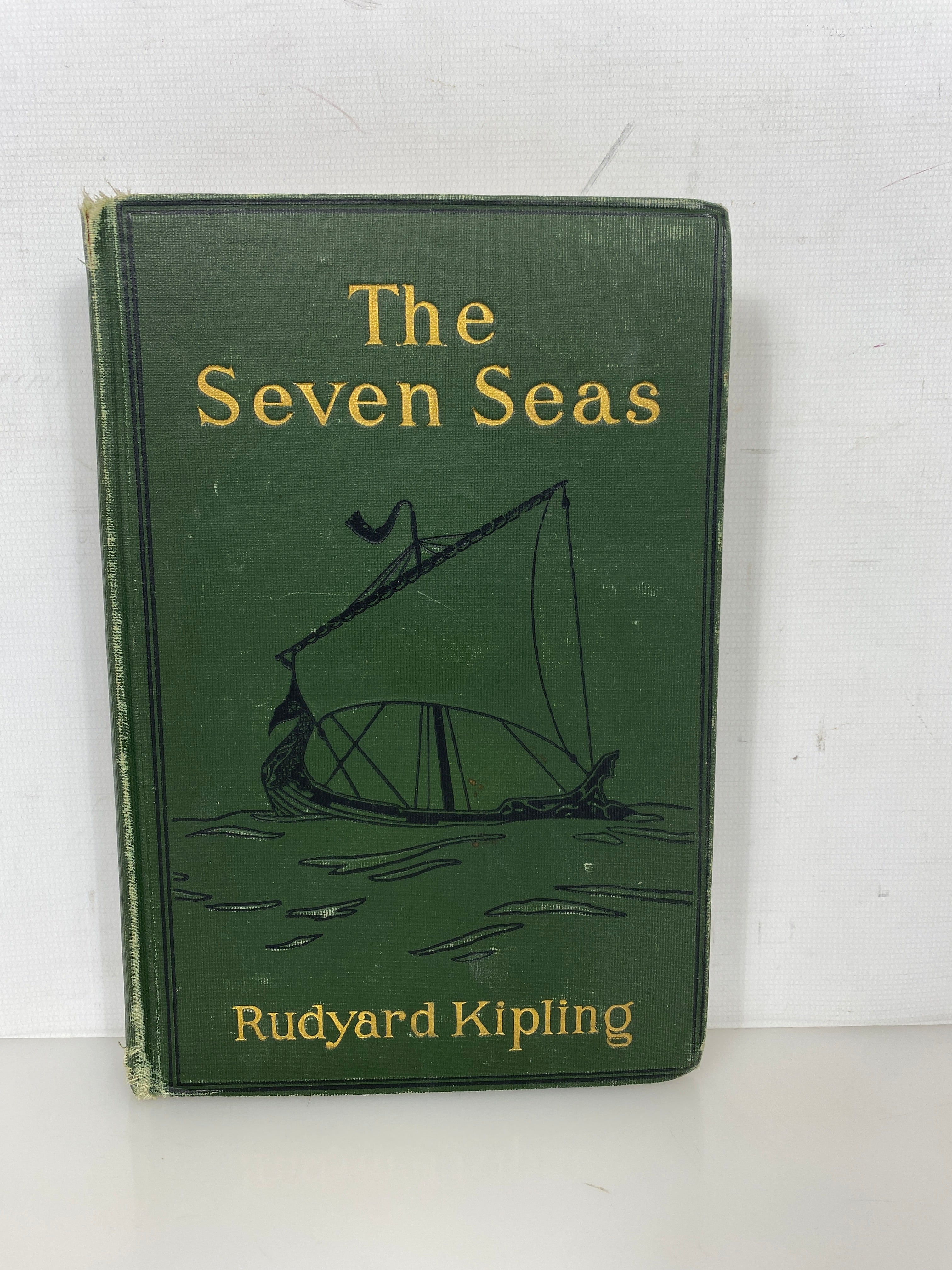 The Seven Seas by Rudyard Kipling 1905 Doubleday Page Antique HC