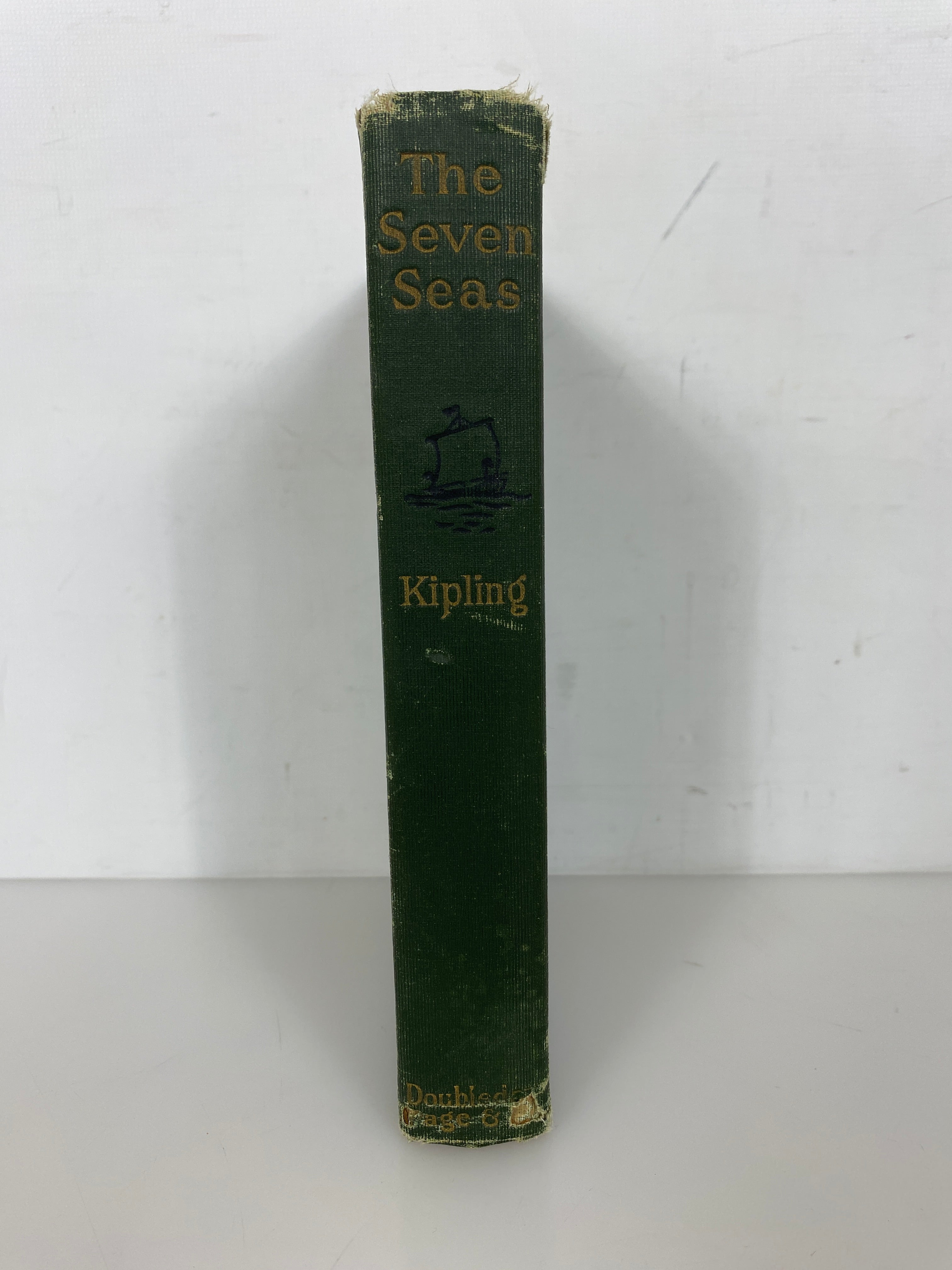 The Seven Seas by Rudyard Kipling 1905 Doubleday Page Antique HC