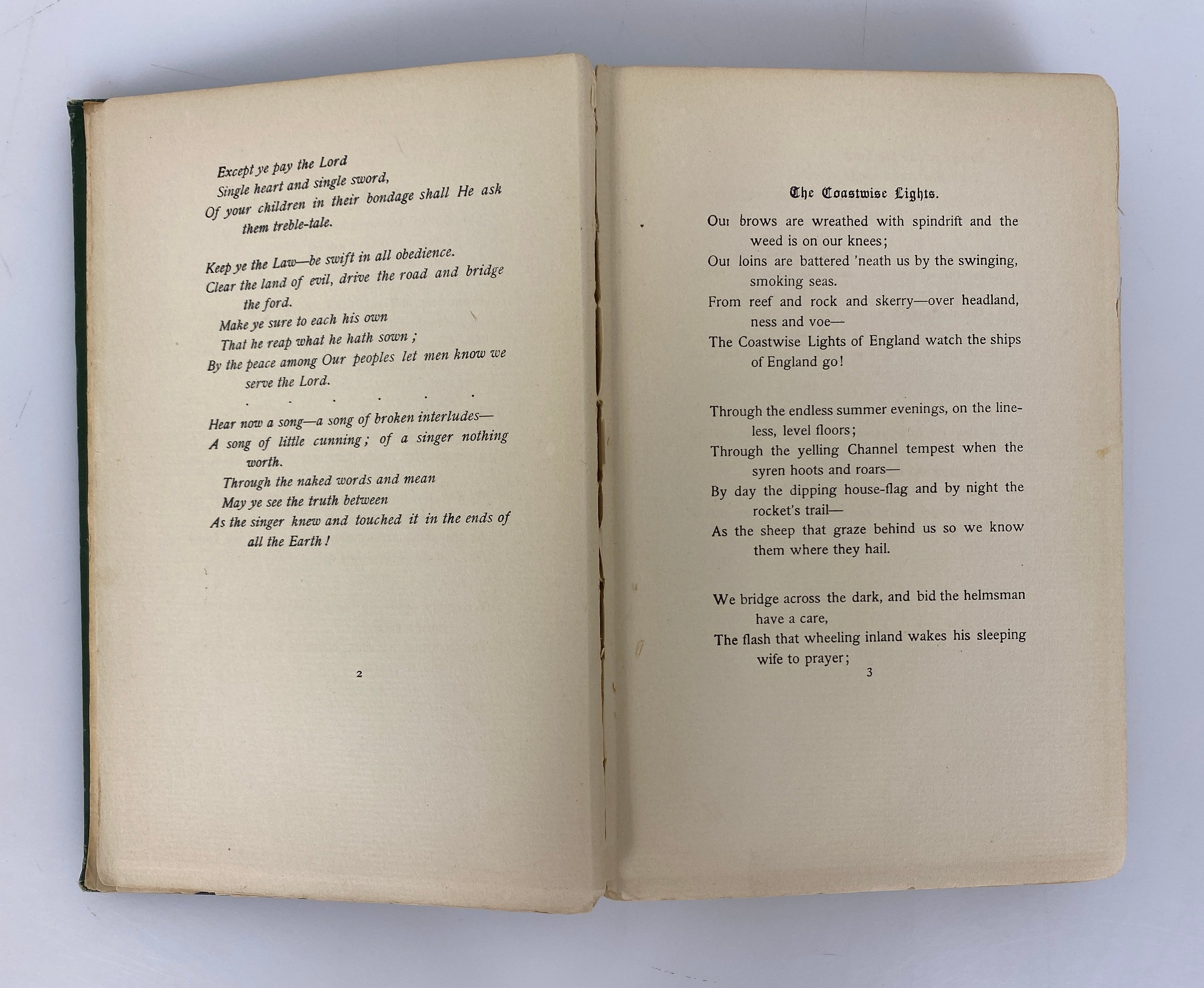 The Seven Seas by Rudyard Kipling 1905 Doubleday Page Antique HC
