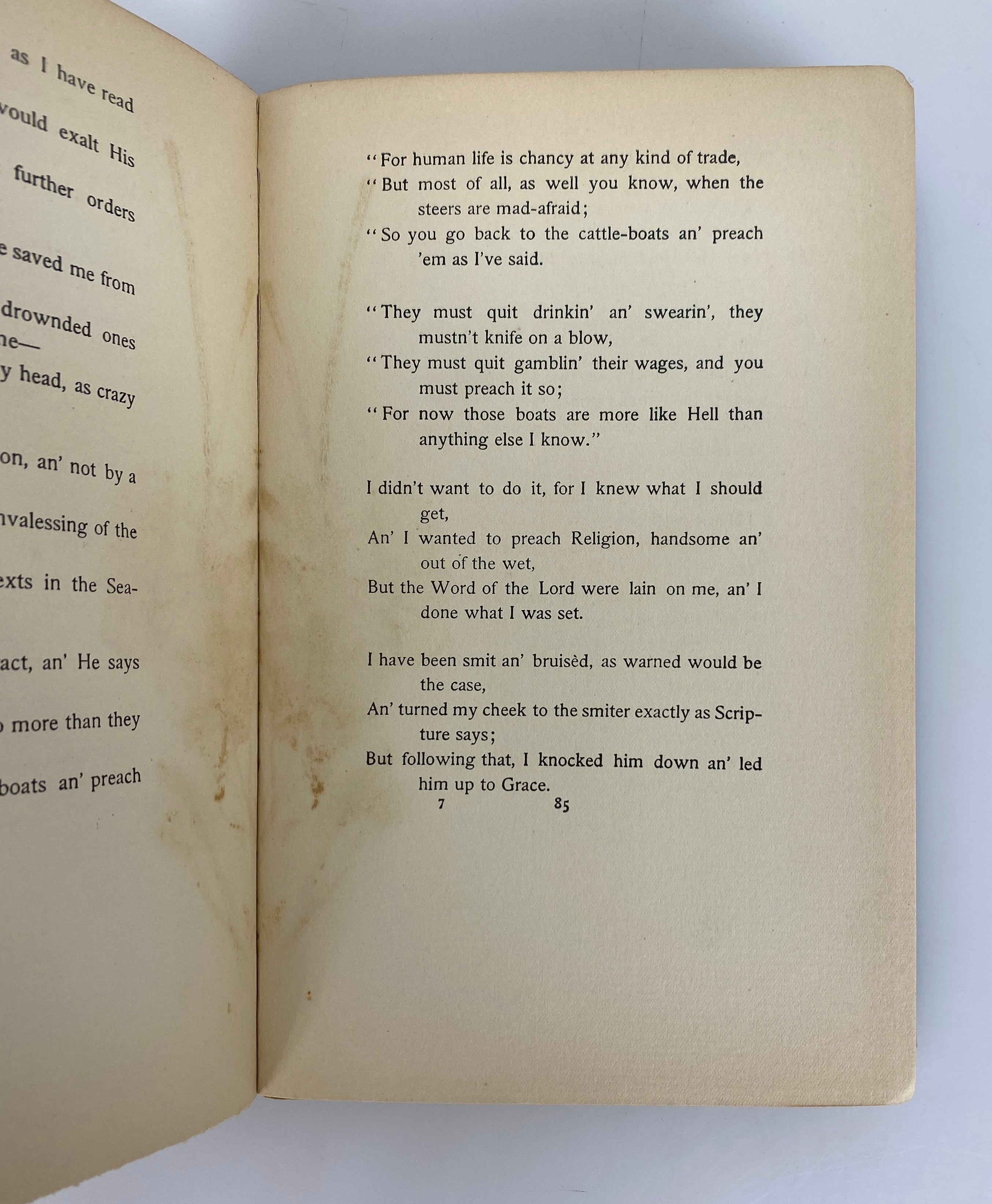 The Seven Seas by Rudyard Kipling 1905 Doubleday Page Antique HC
