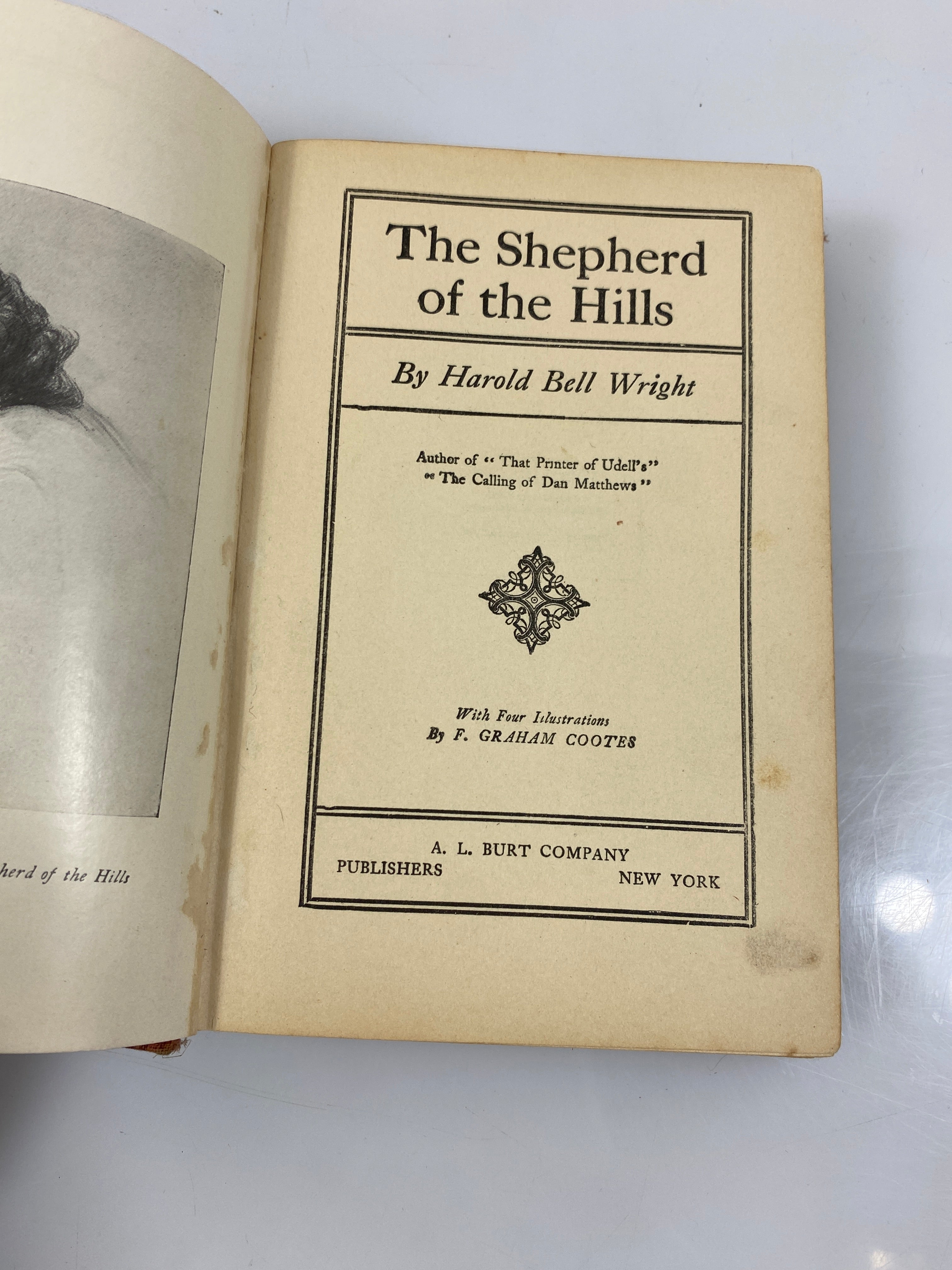 The Shepherd of the Hills by Wright 1907 HC