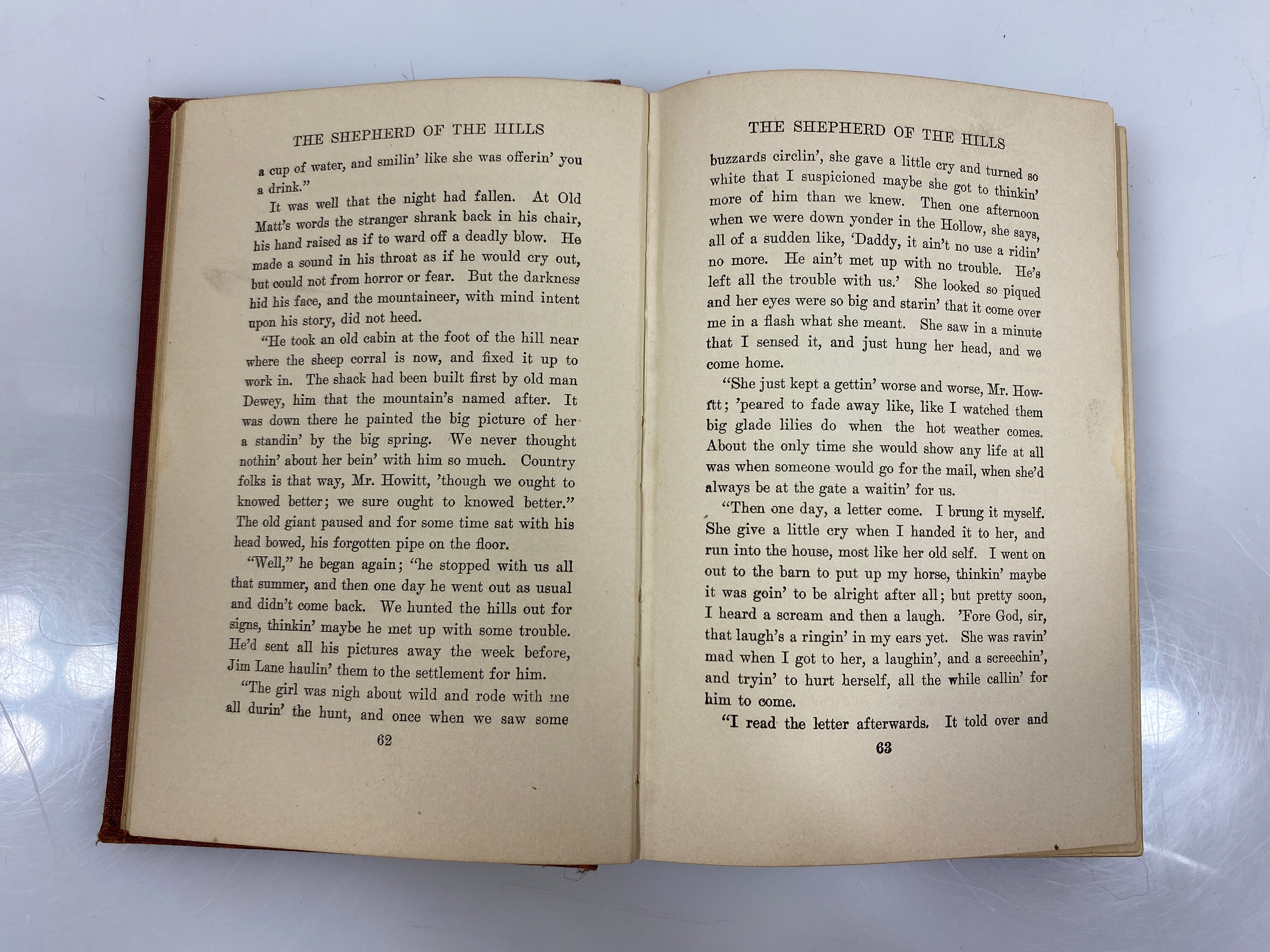 The Shepherd of the Hills by Wright 1907 HC