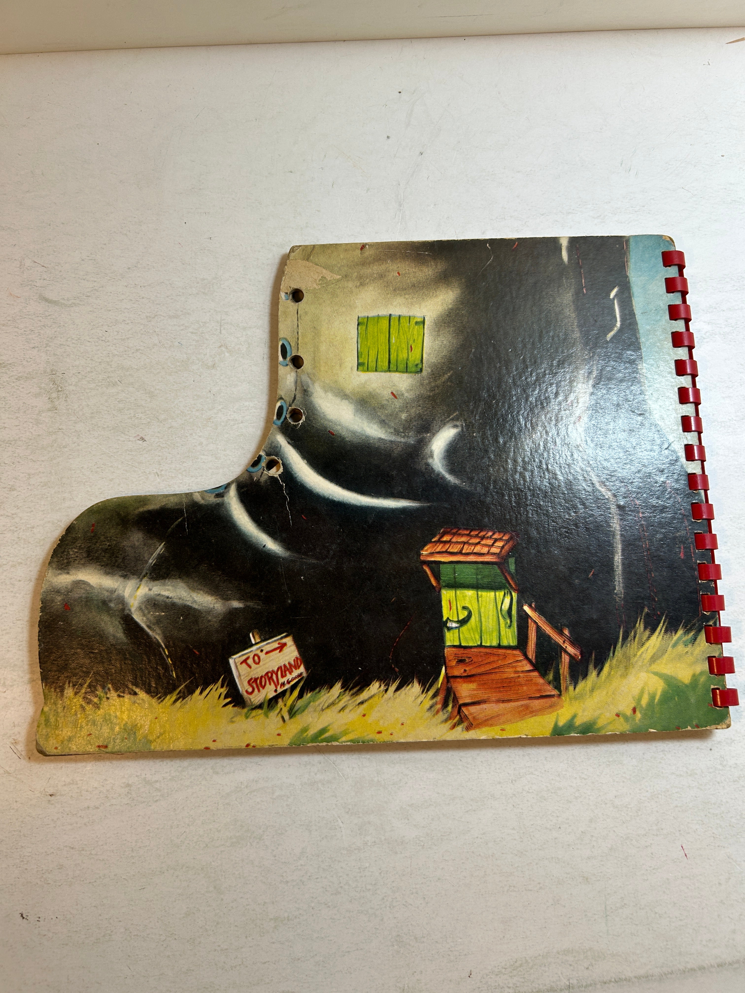 The Shoe Mother Goose Pictures by Dirk Spiral Bound 1951