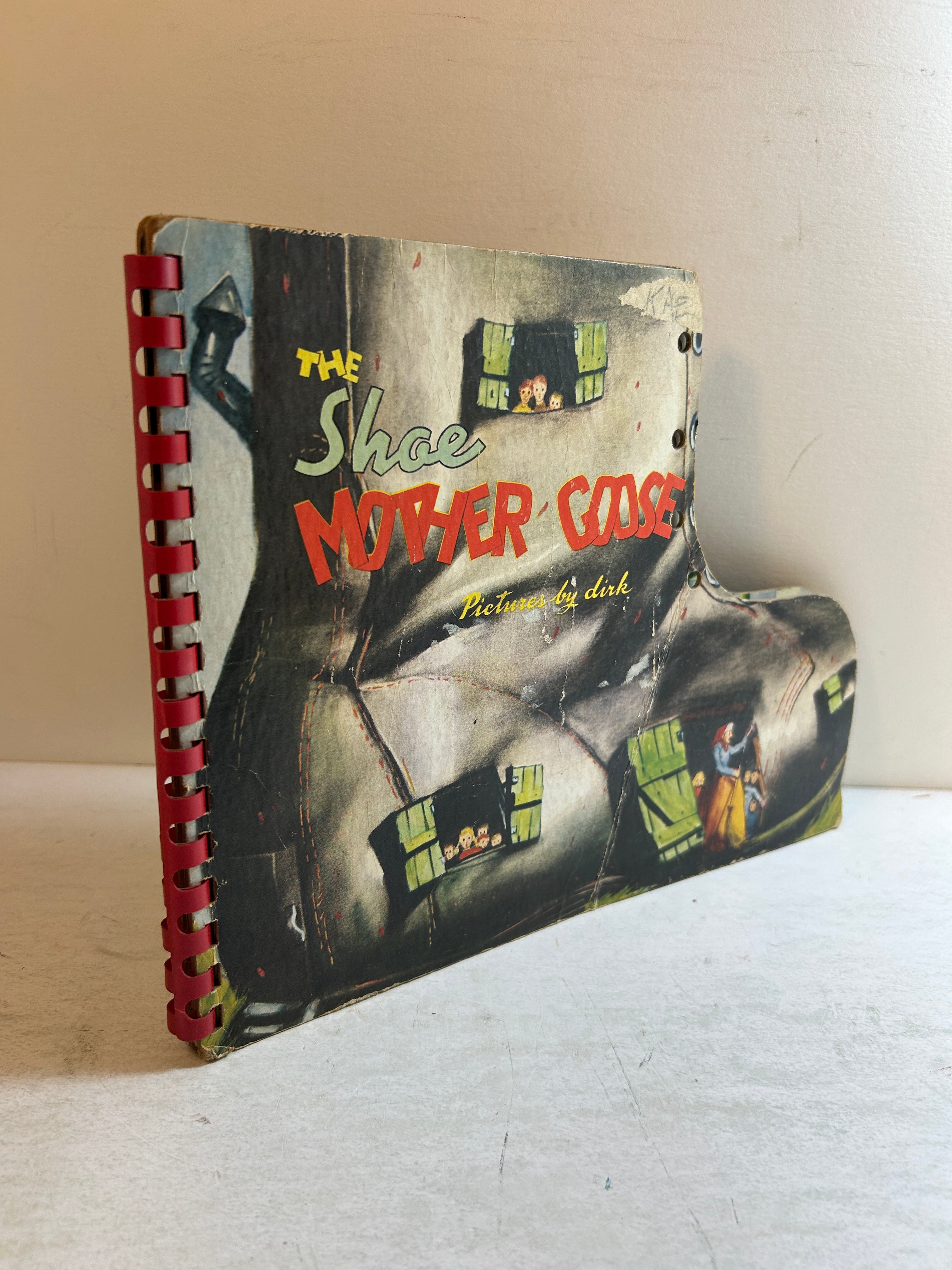 The Shoe Mother Goose Pictures by Dirk Spiral Bound 1951