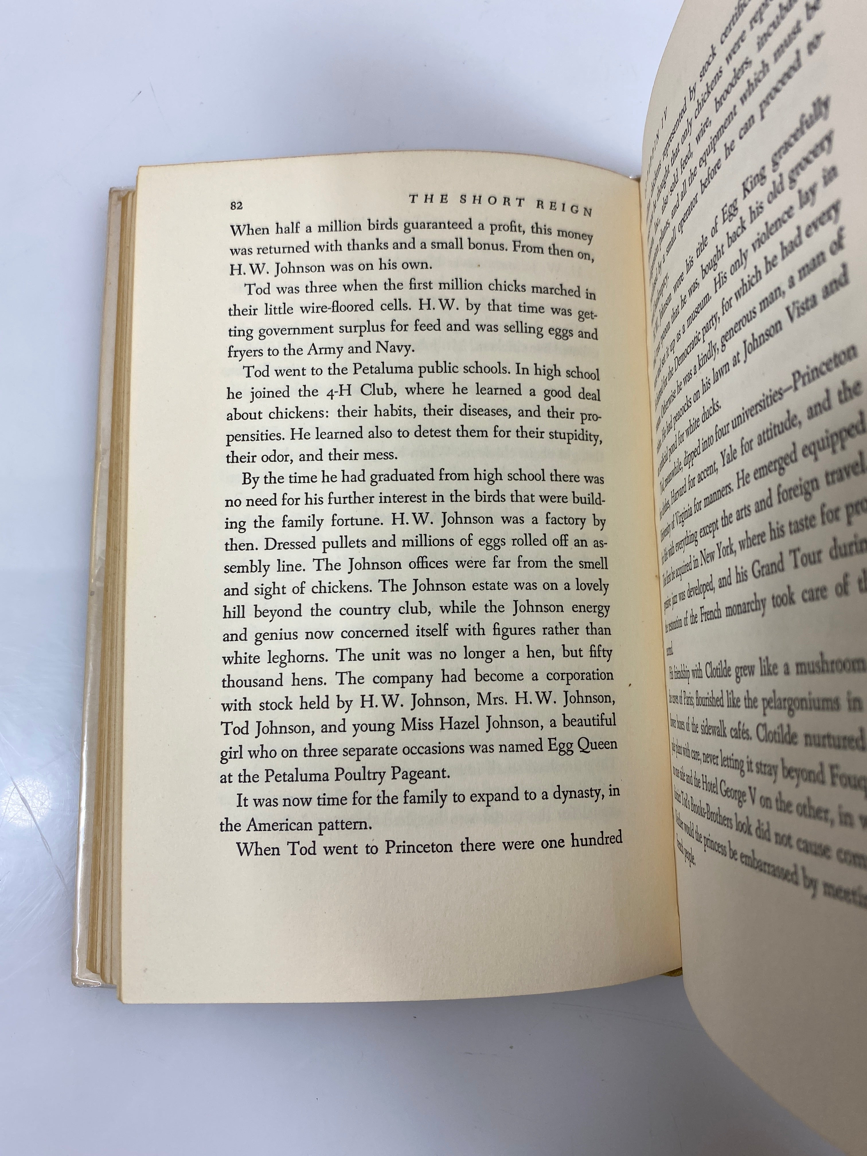 The Short of Reign Pippin IV by Steinbeck Ex-library 1957 HCDJ
