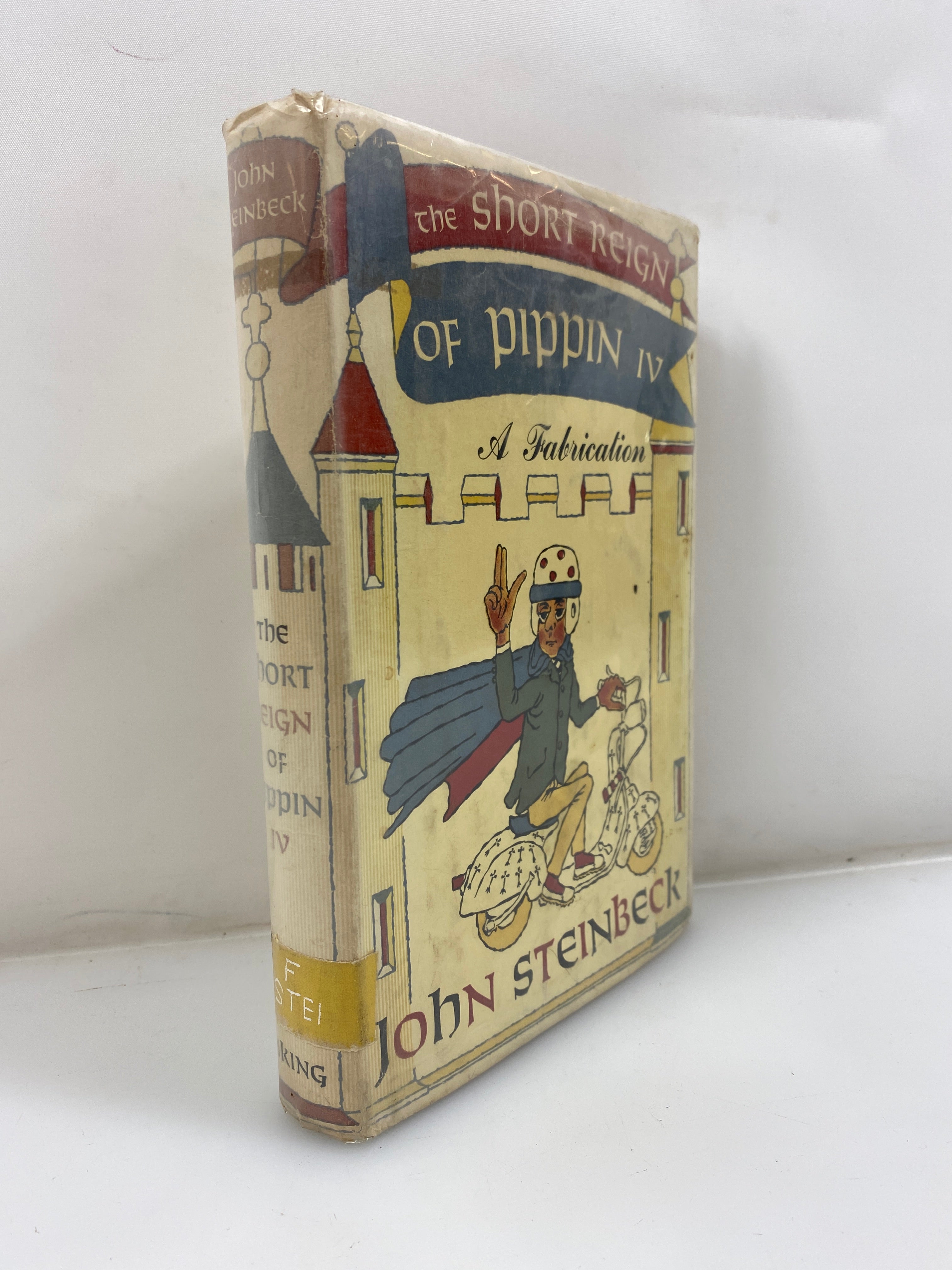 The Short of Reign Pippin IV by Steinbeck Ex-library 1957 HCDJ