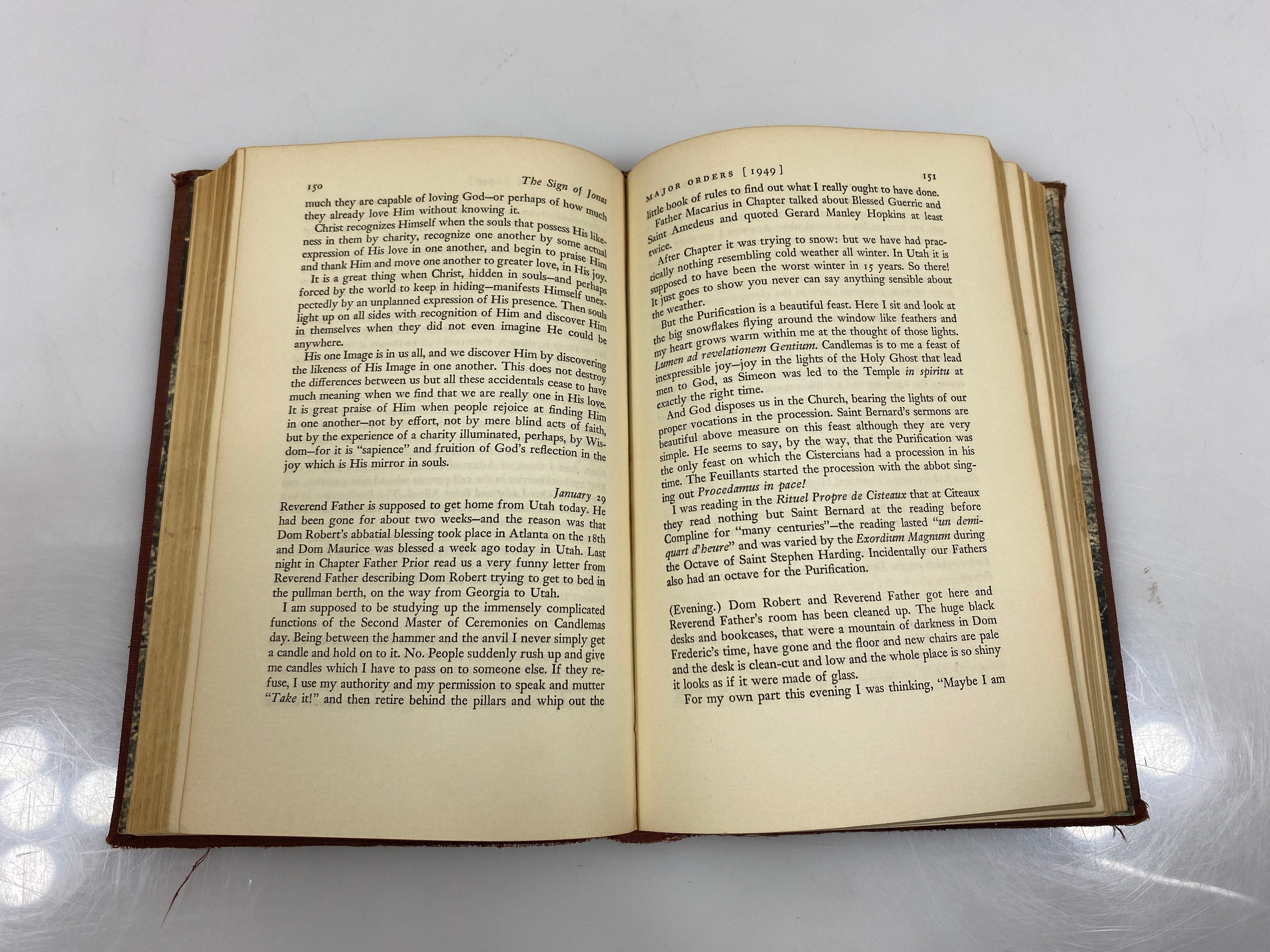 The Sign of Jonas by Merton 1953 1st Ed. HC