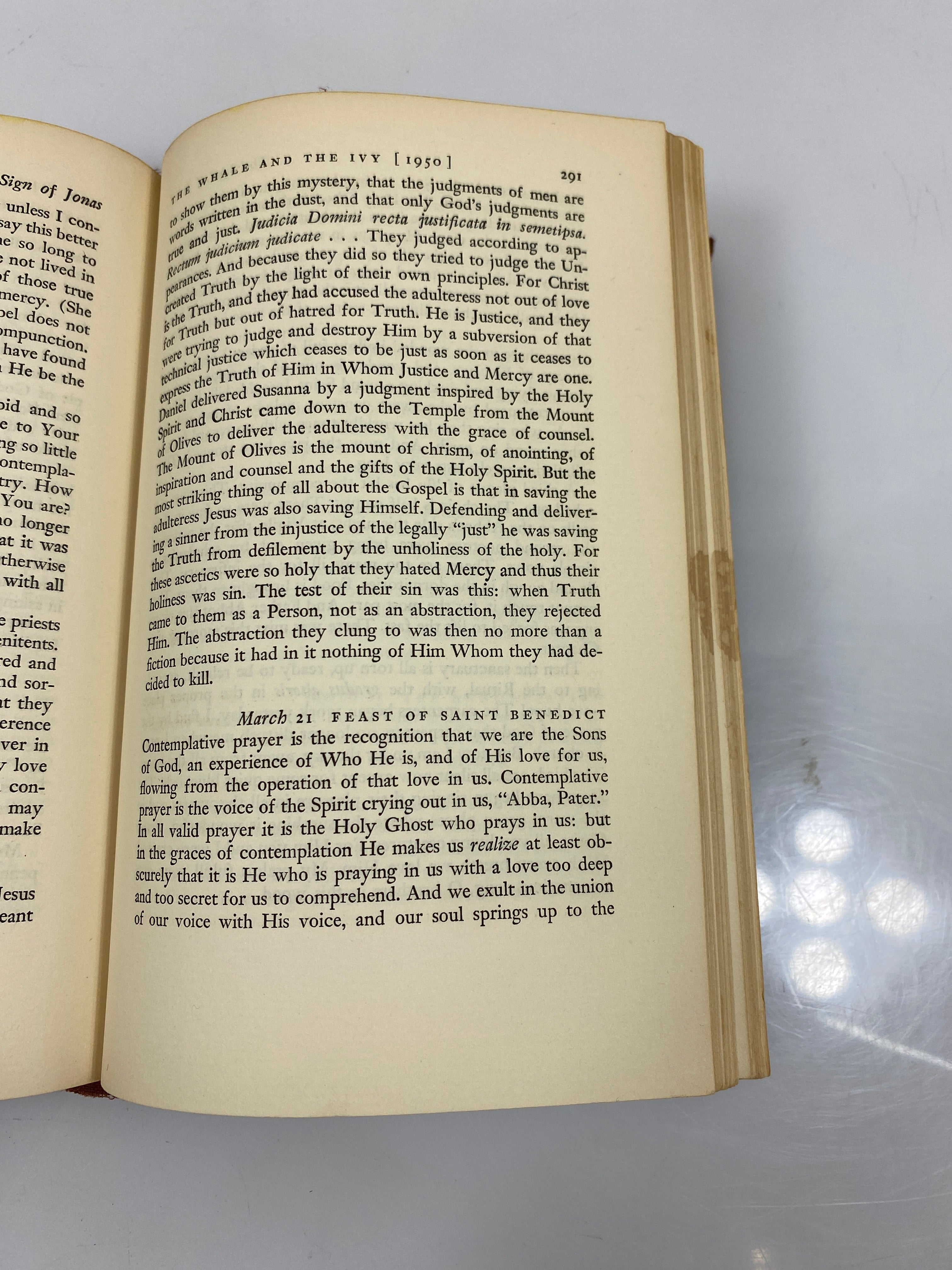 The Sign of Jonas by Merton 1953 1st Ed. HC