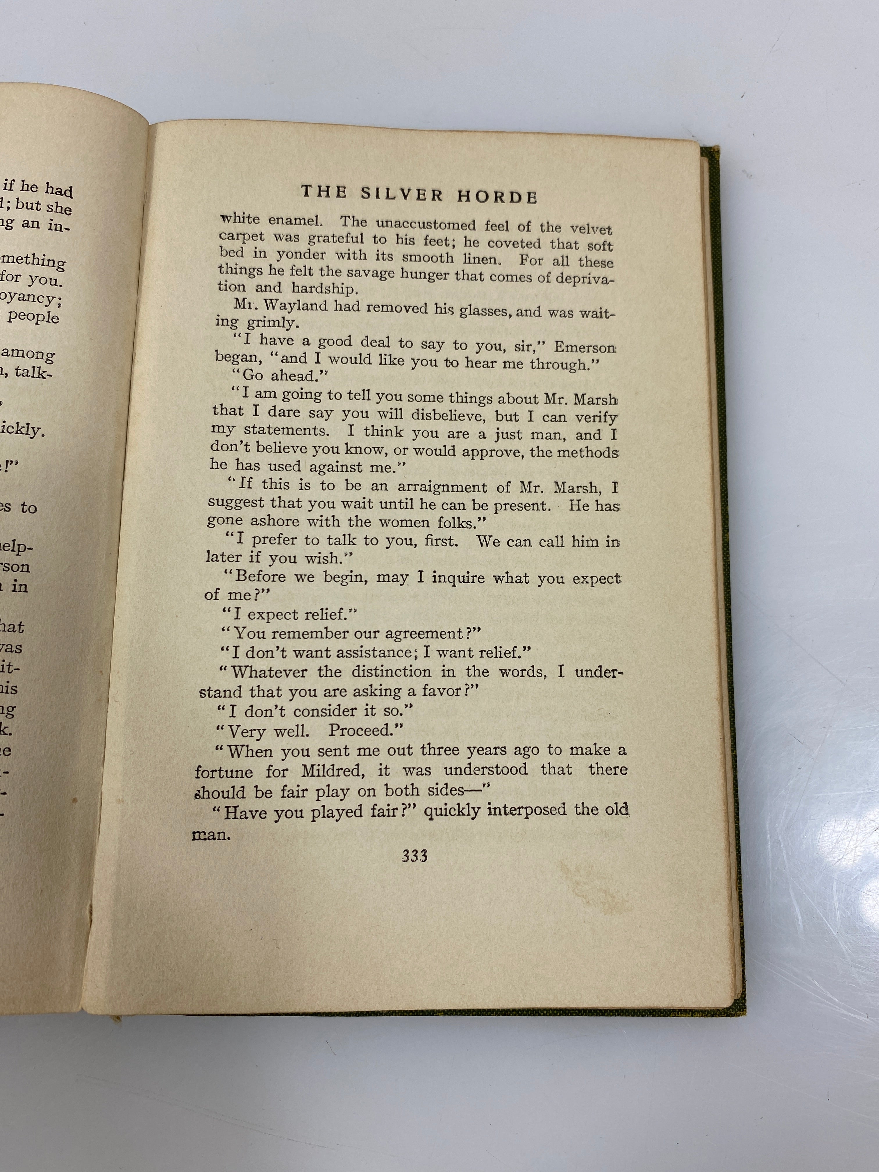 The Silver Horde by Rex Beach A.L. Burt 1909 HC