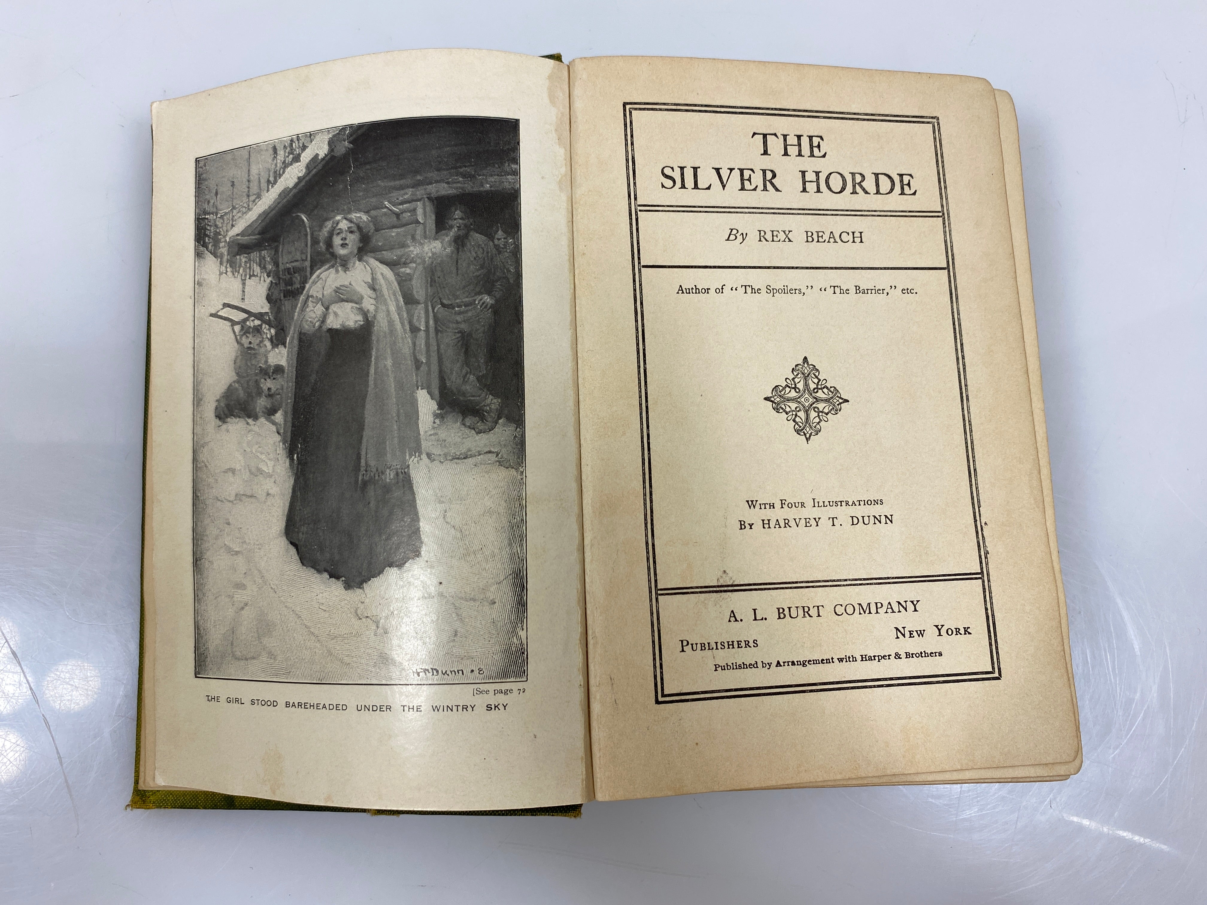 The Silver Horde by Rex Beach A.L. Burt 1909 HC