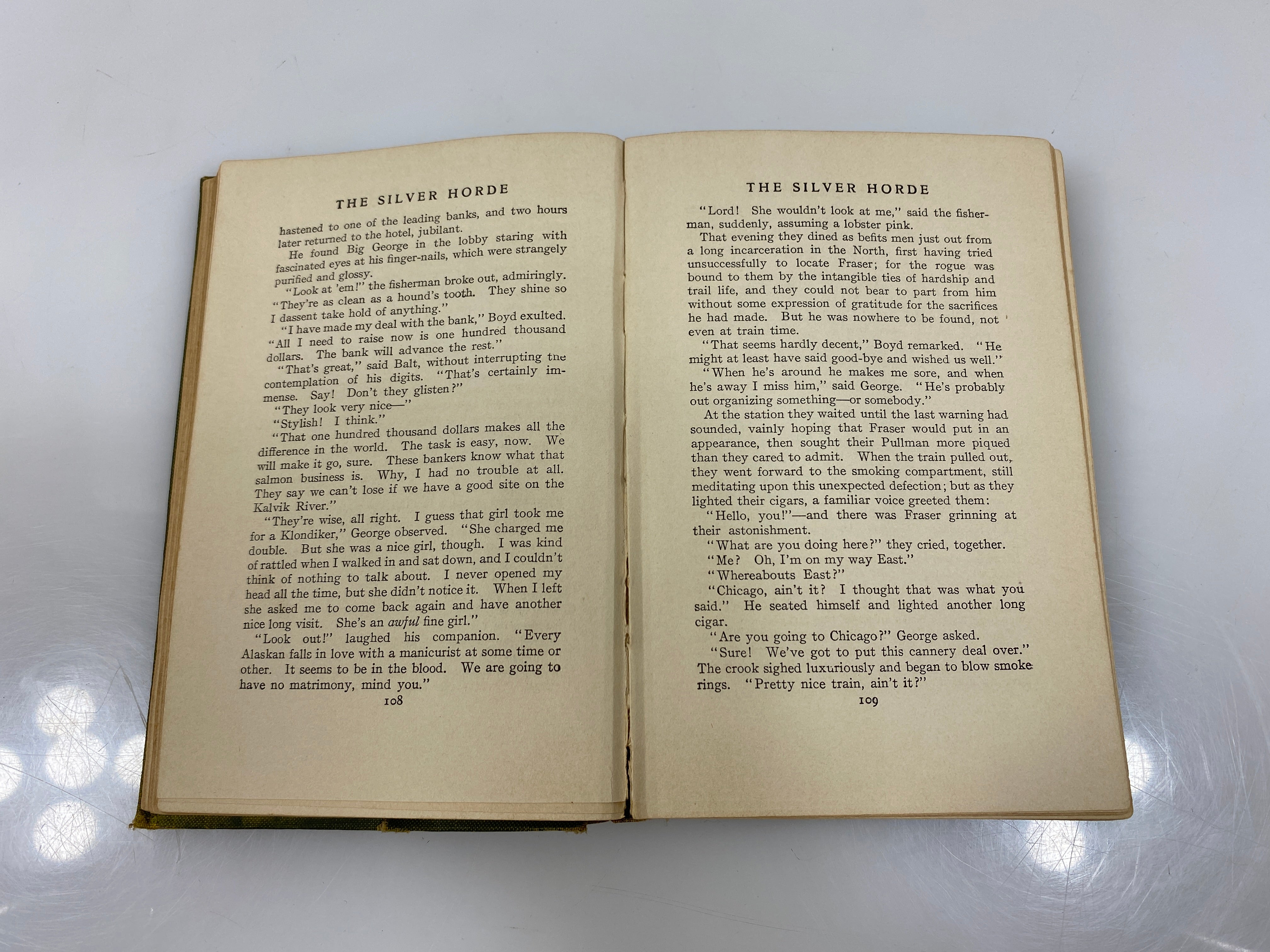 The Silver Horde by Rex Beach A.L. Burt 1909 HC