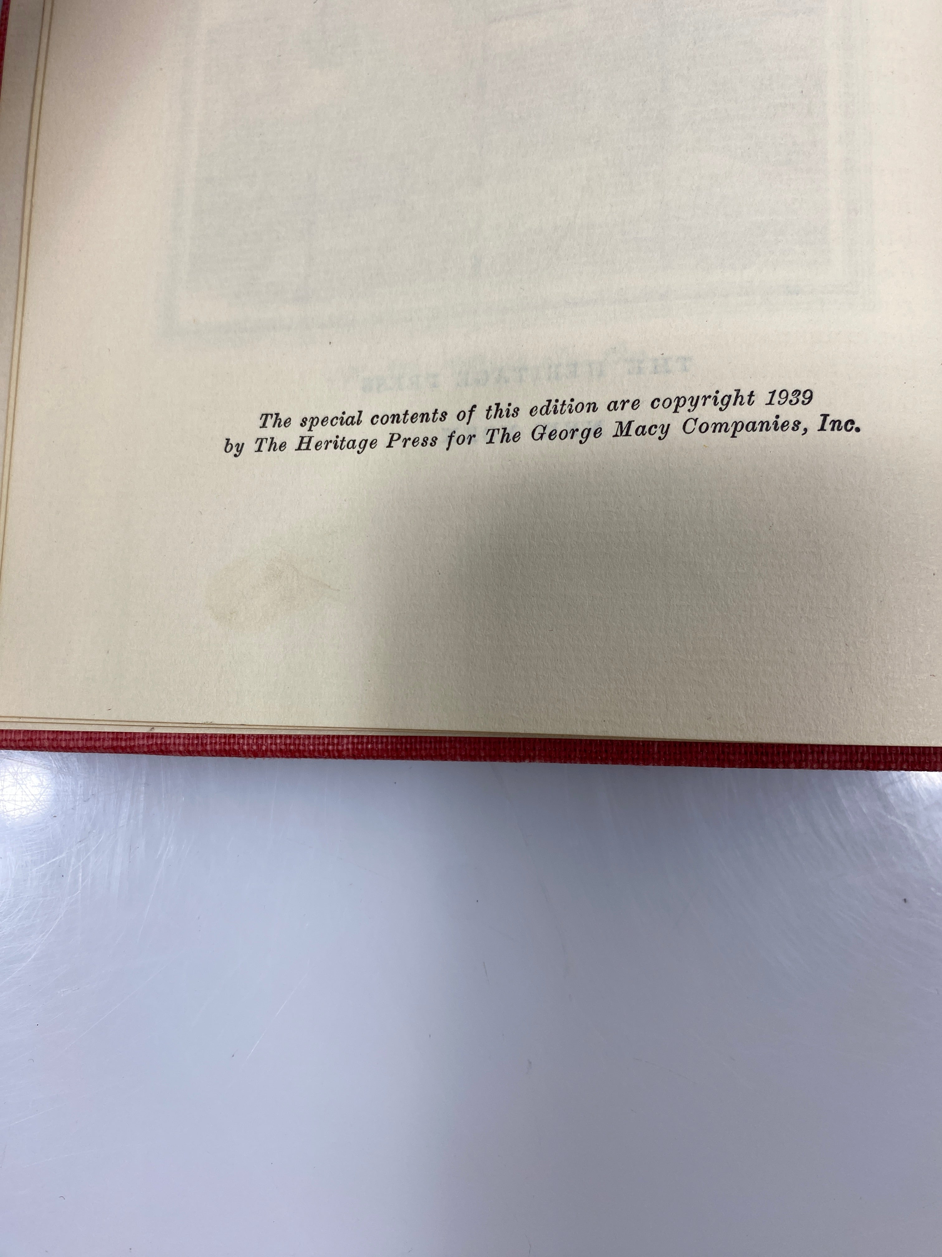 The Sketch Book of Geoffrey Crayon by Irving 1939 HC
