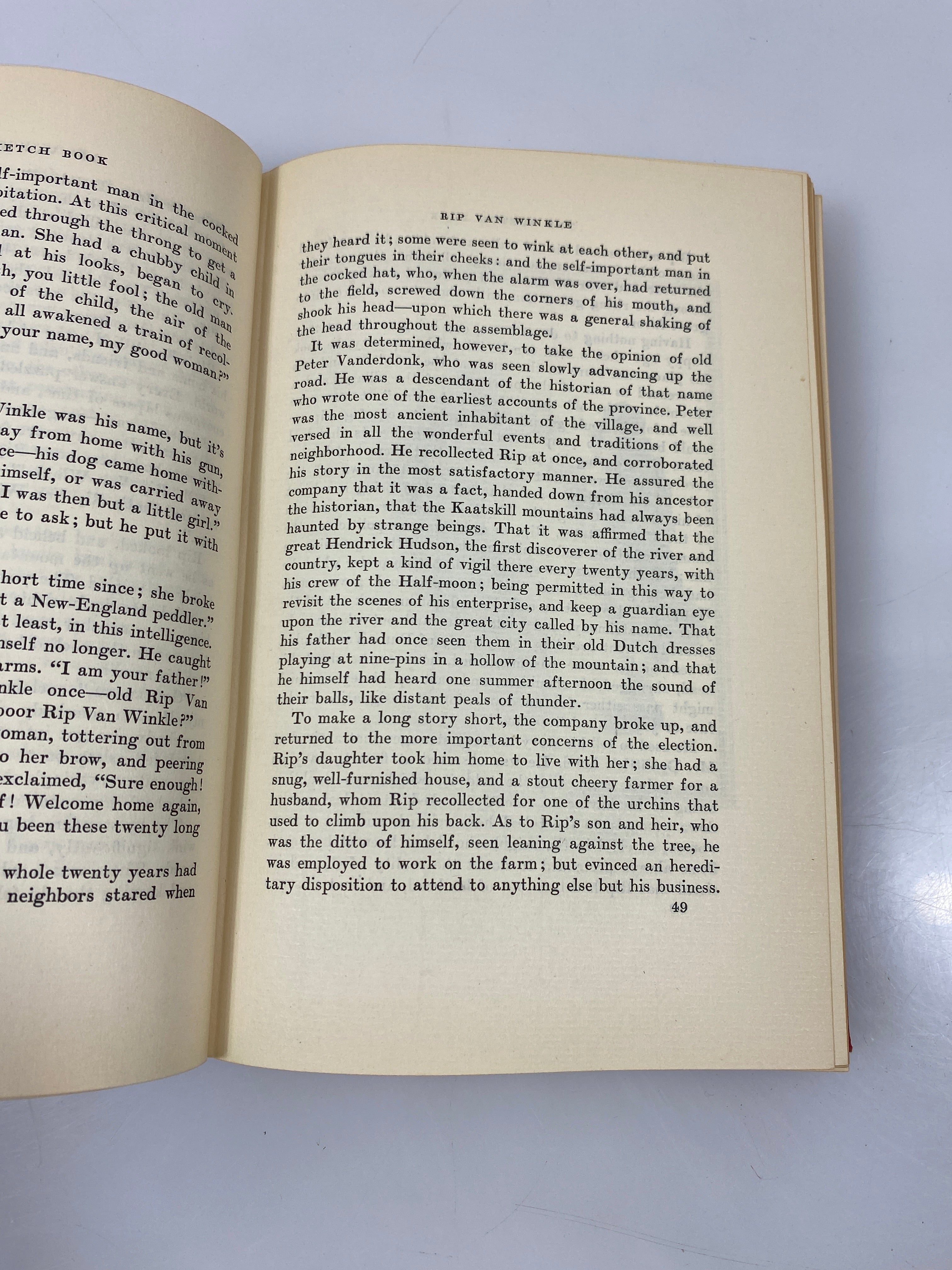 The Sketch Book of Geoffrey Crayon by Irving 1939 HC
