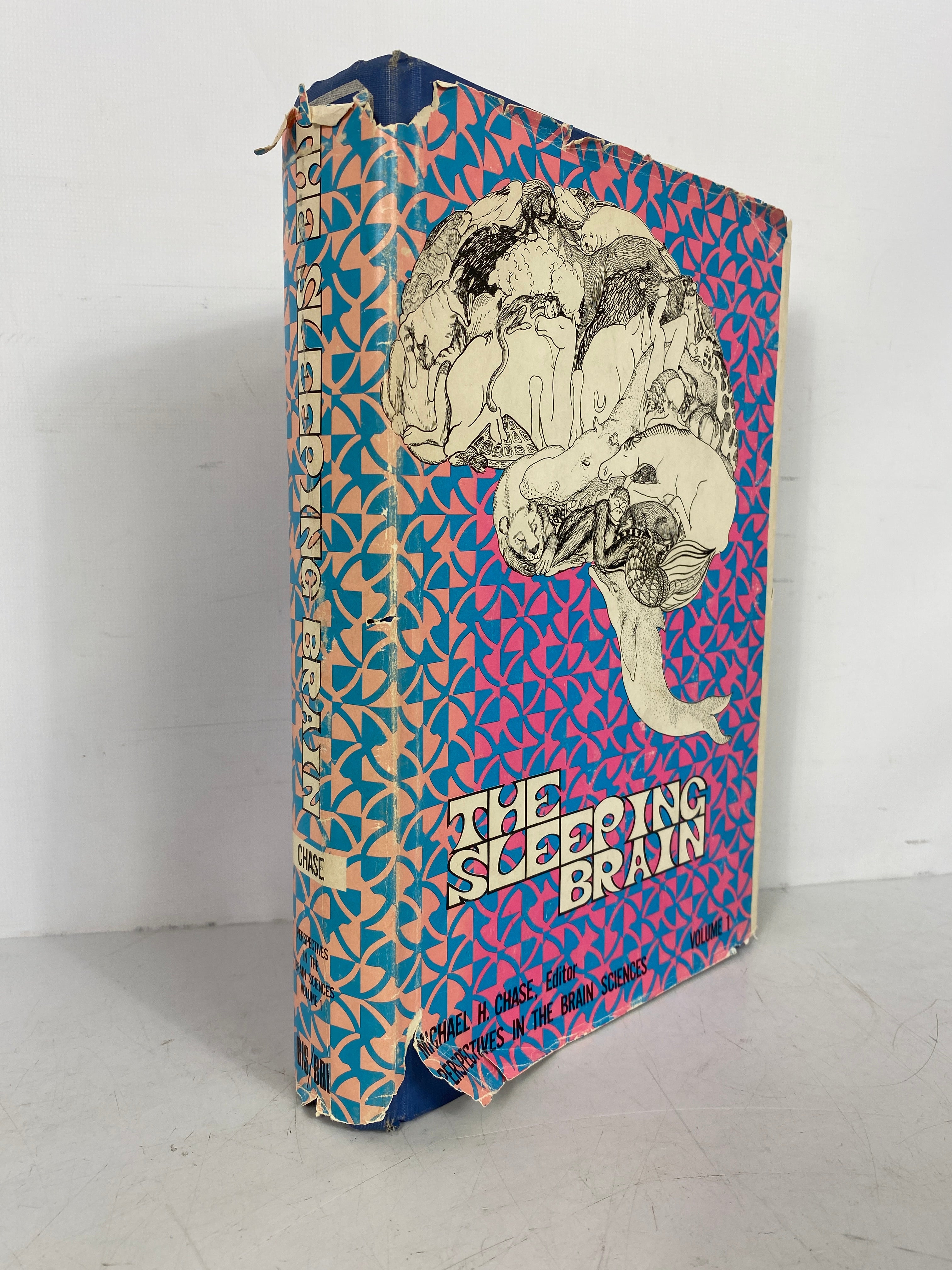 The Sleeping Brain (Vol I) Michael Chase 1972 Vintage HC DJ