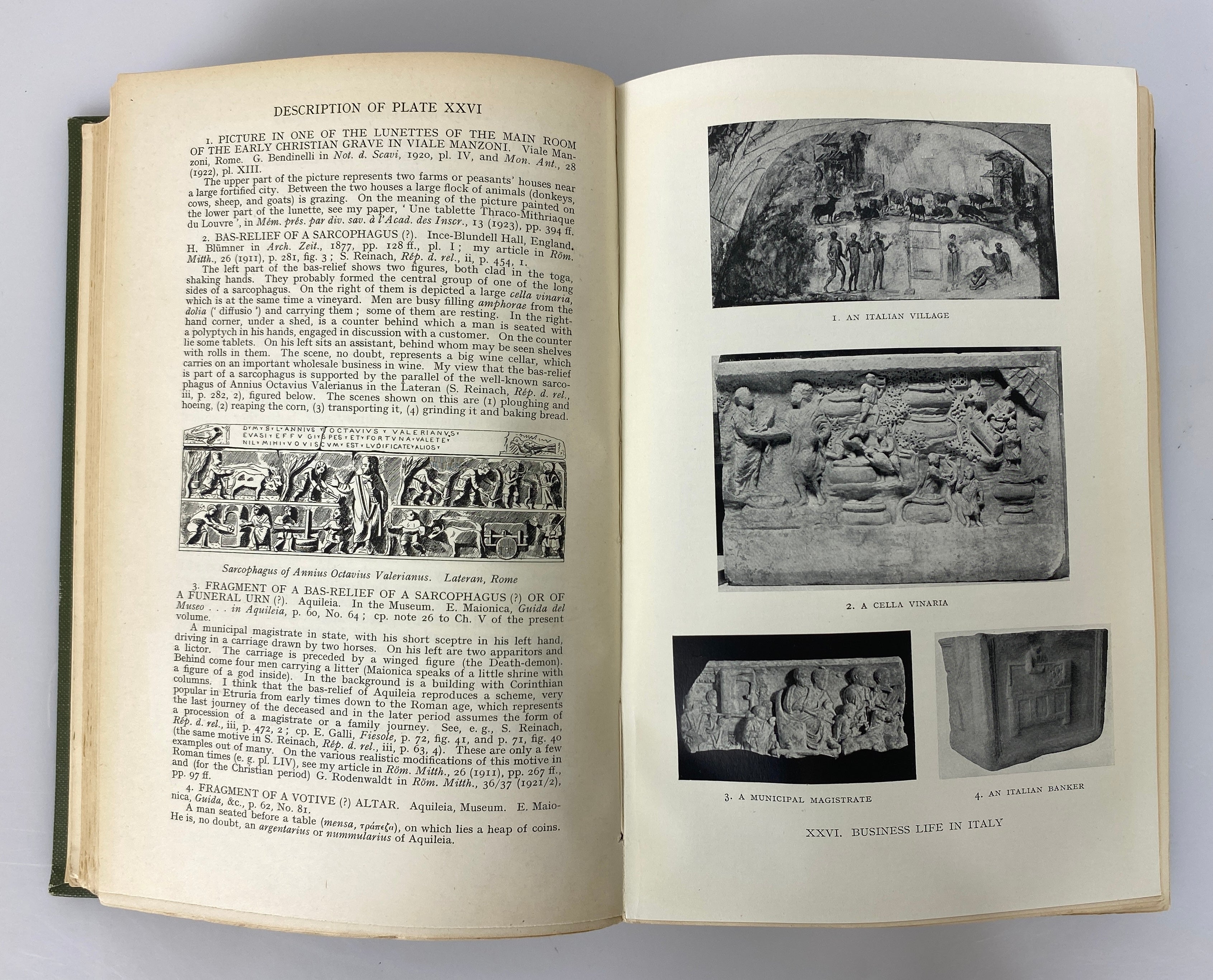 The Social & Economic History of the Roman Empire Rostovtzeff 1926 Ex-Library