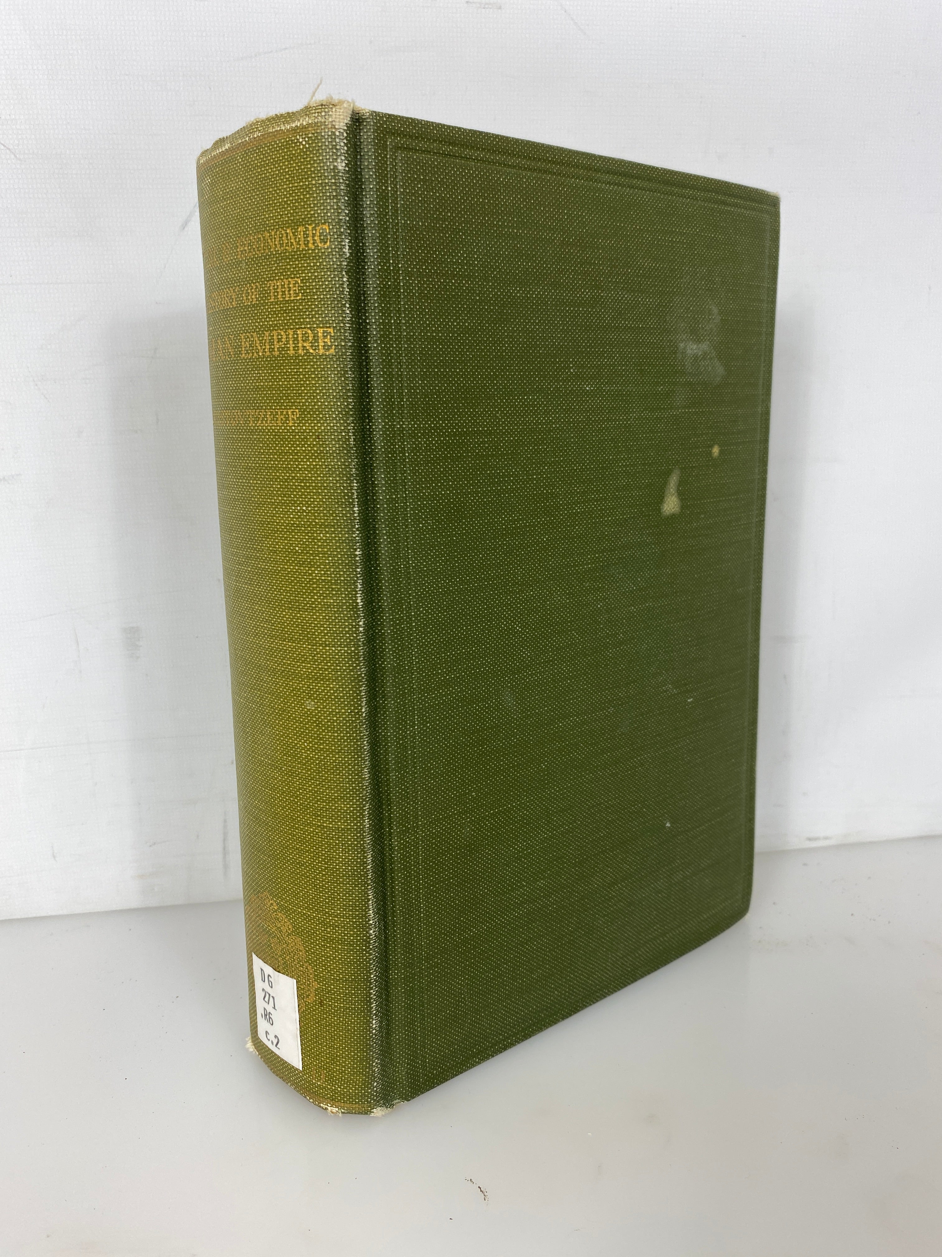 The Social & Economic History of the Roman Empire Rostovtzeff 1926 Ex-Library