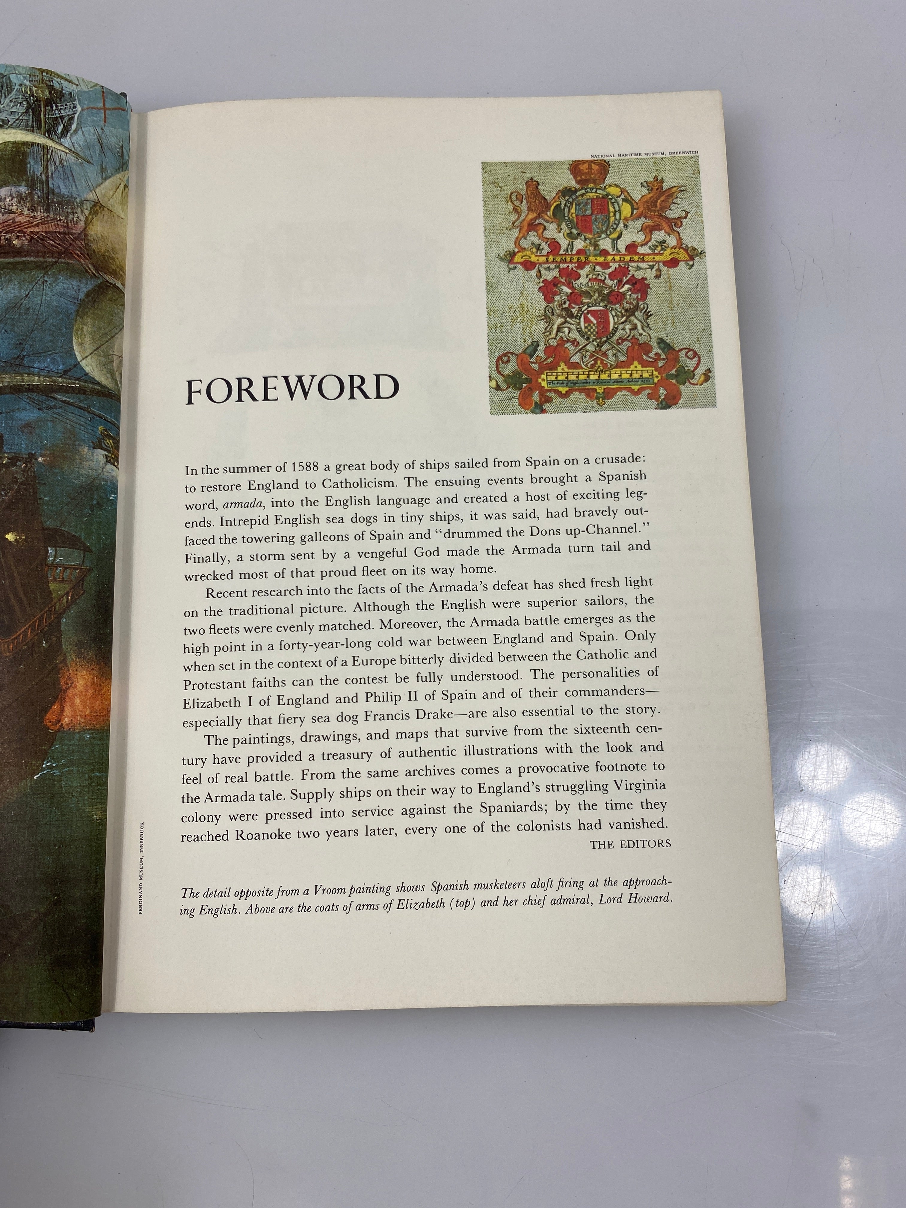 The Spanish Armada by Williams Horizon Caravel Book 1966 HC