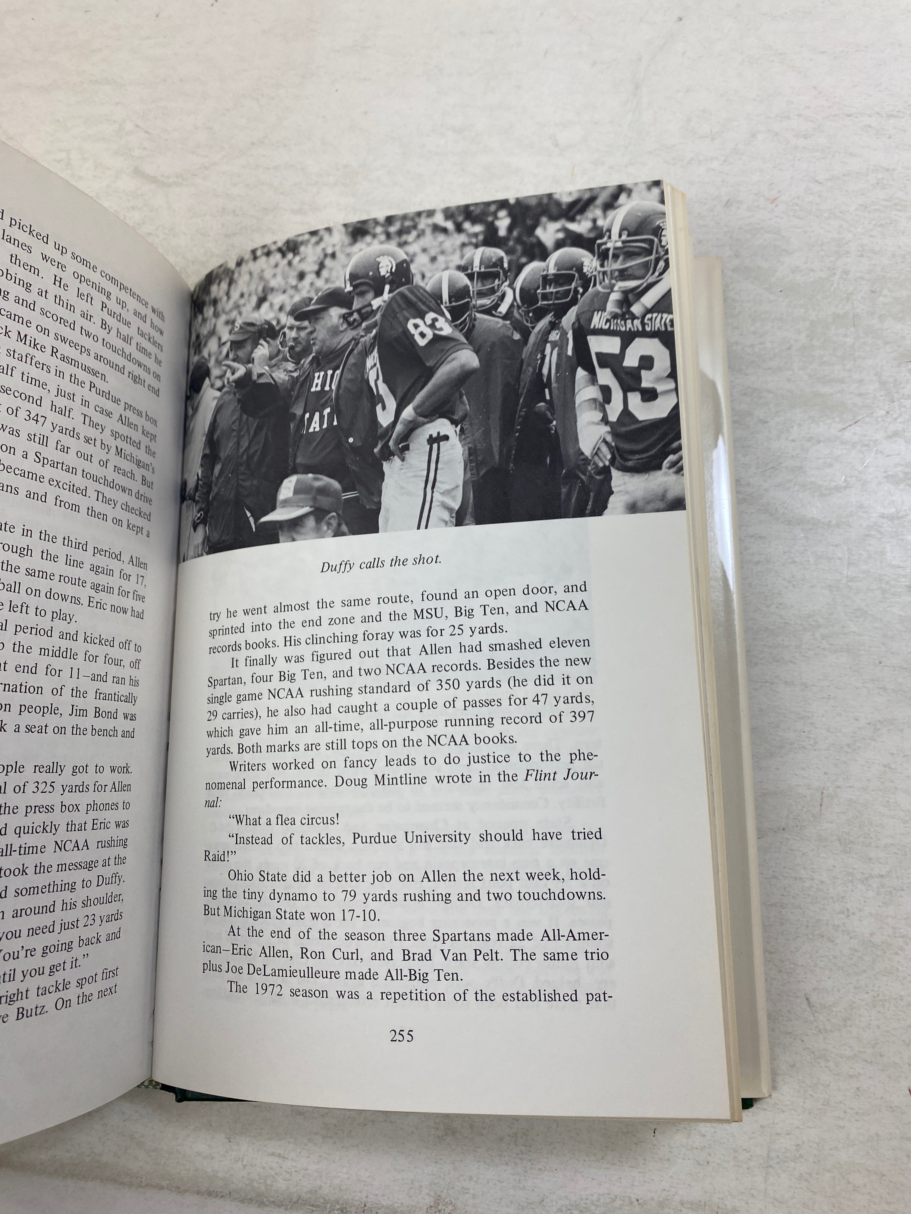 The Spartans by Fred Stabley HCDJ *Signed* 1975