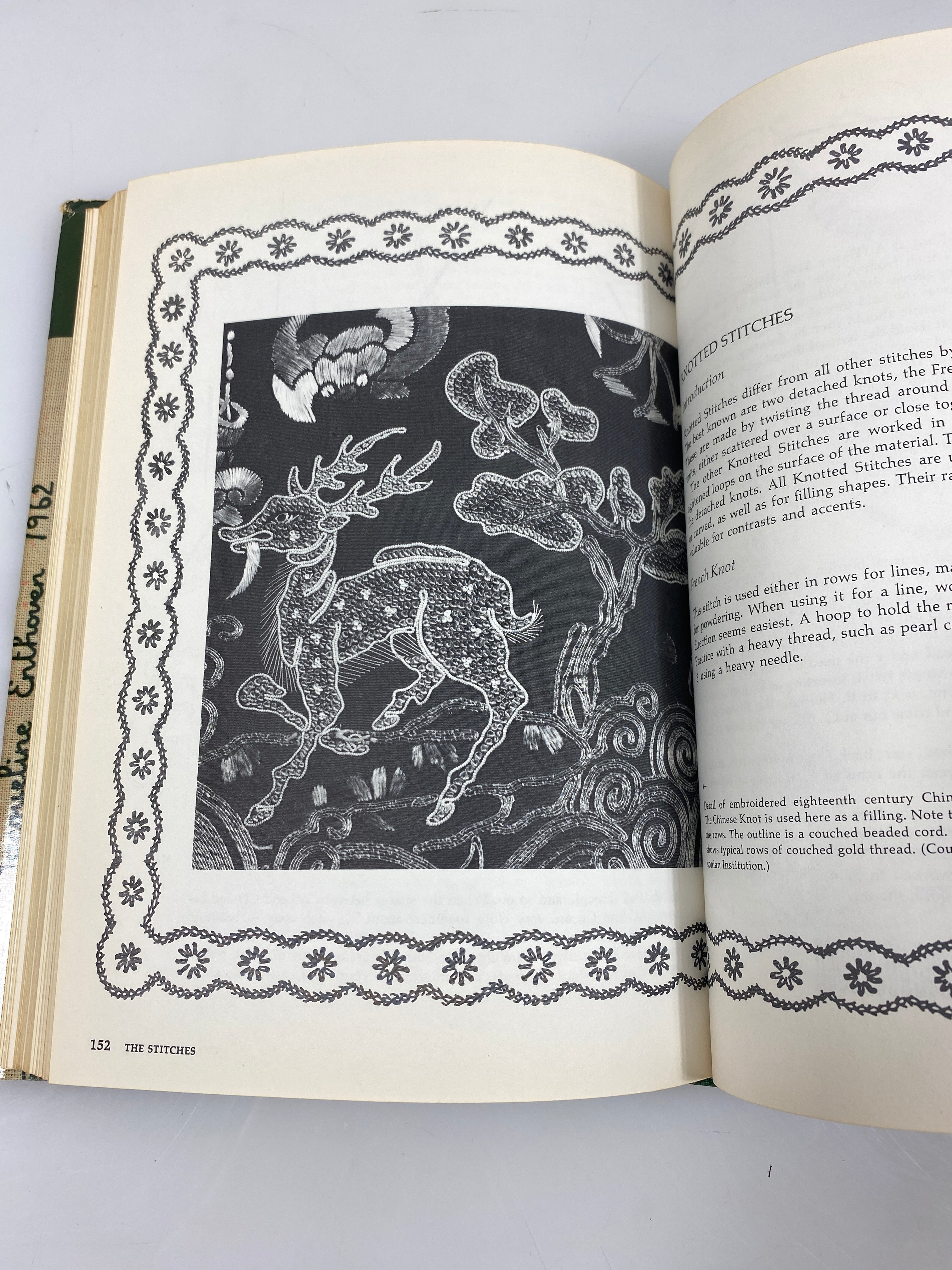 The Stitches of Creative Embroidery by Enthoven 1964 HCDJ