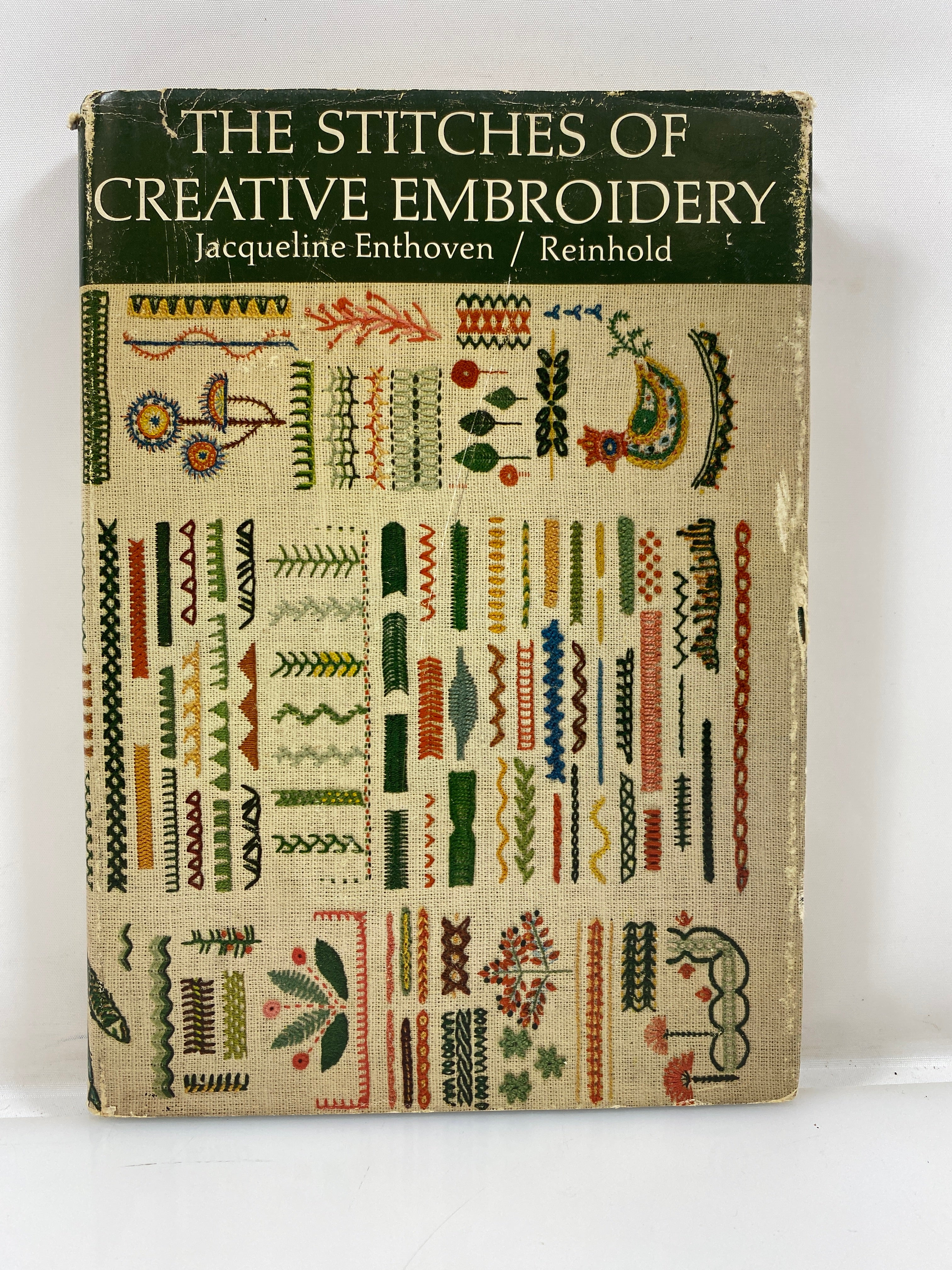 The Stitches of Creative Embroidery by Enthoven 1964 HCDJ