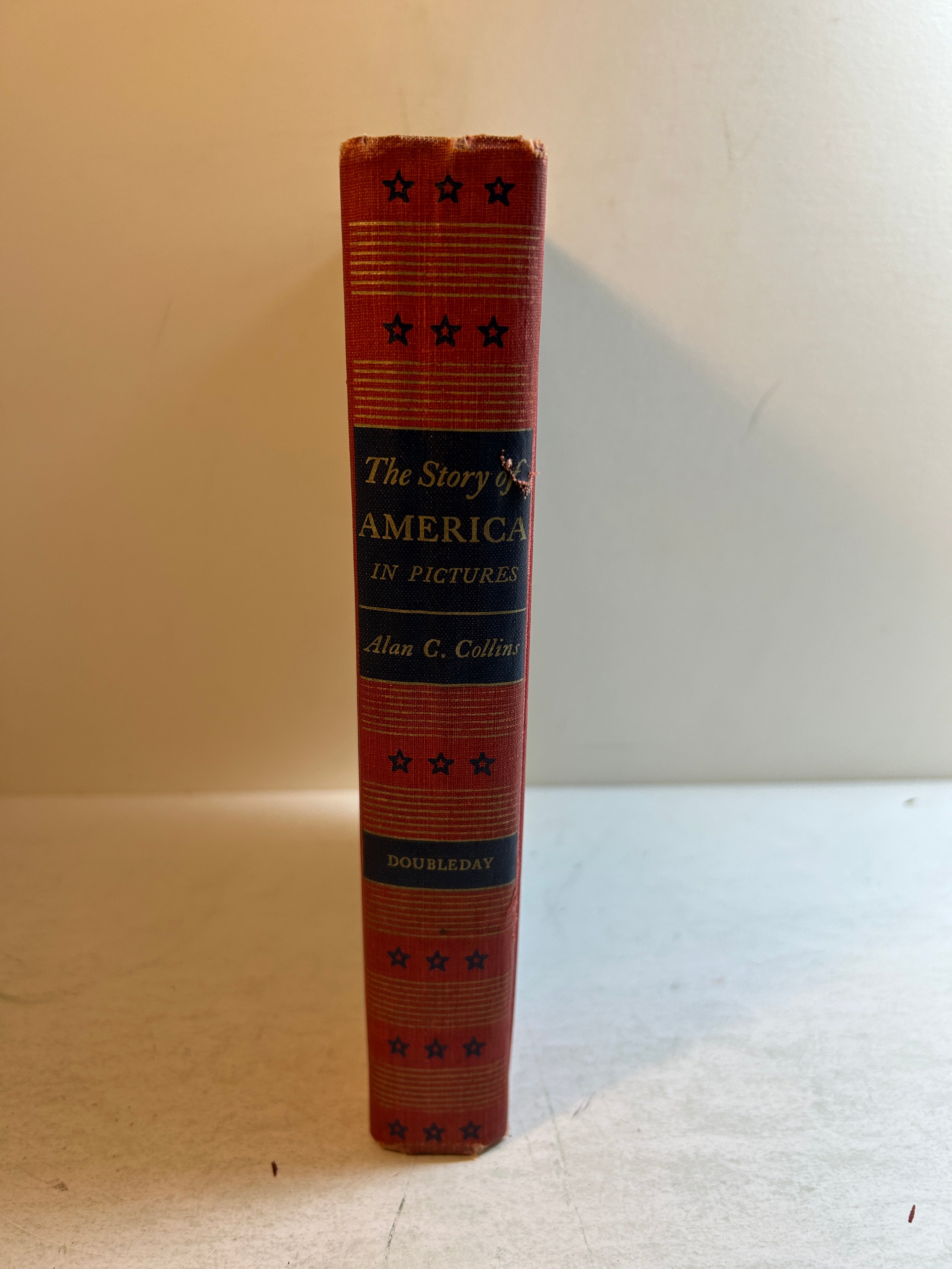 The Story of America in Pictures by Alan C. Collins Revised Ed Doubleday 1955 HC