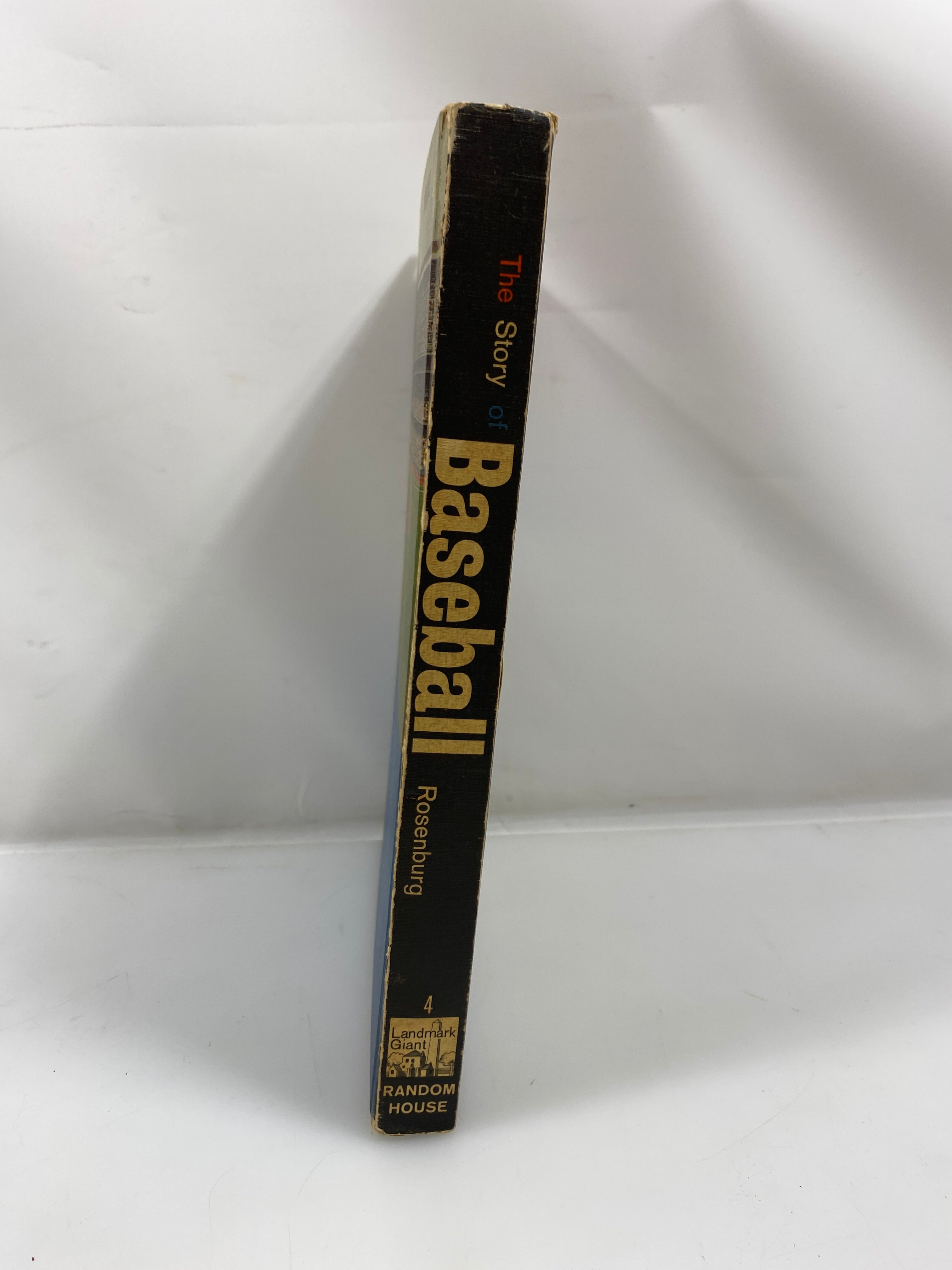 The Story of Baseball by Rosenburg 1970 Random House HC