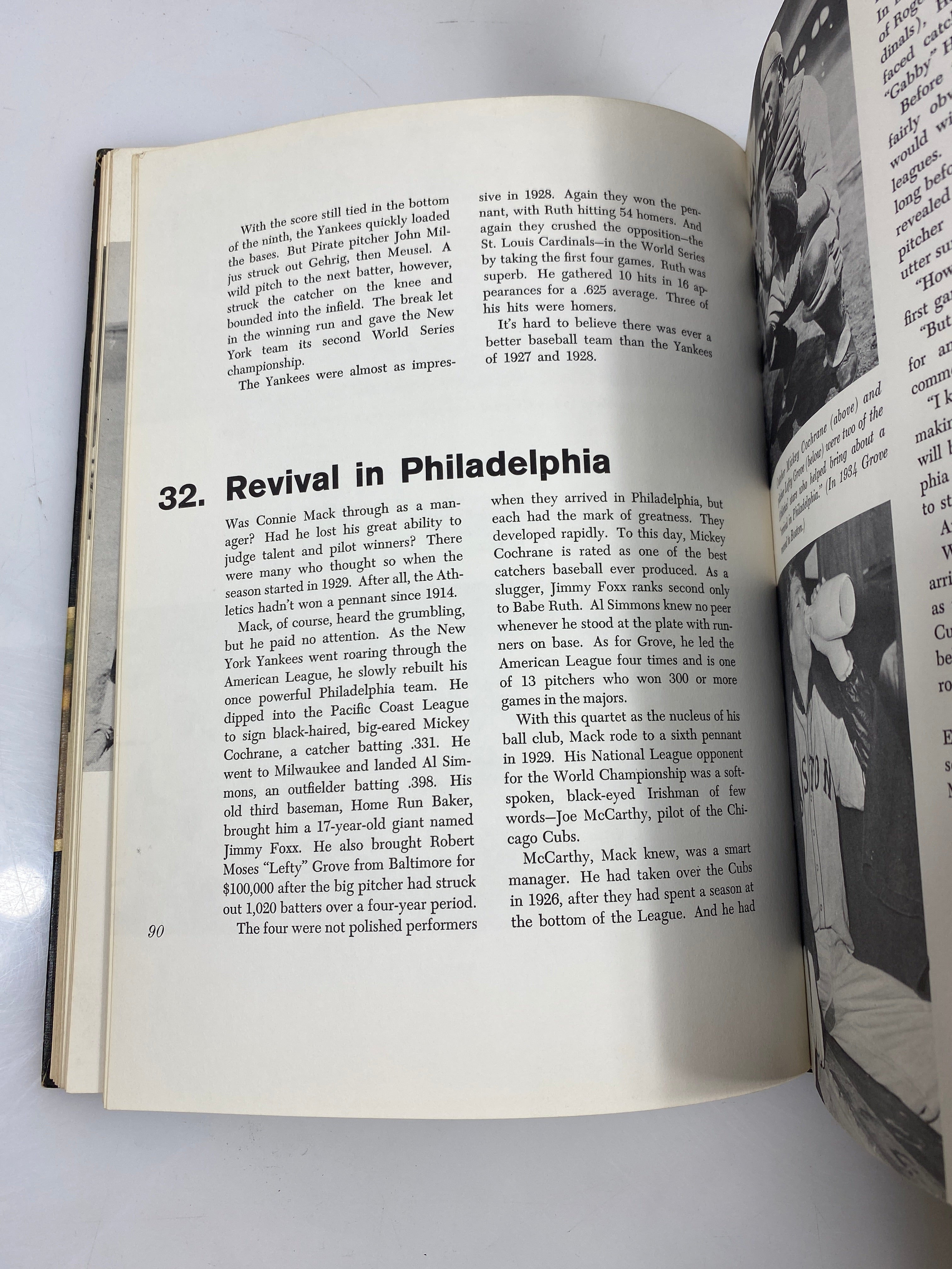 The Story of Baseball by Rosenburg 1970 Random House HC