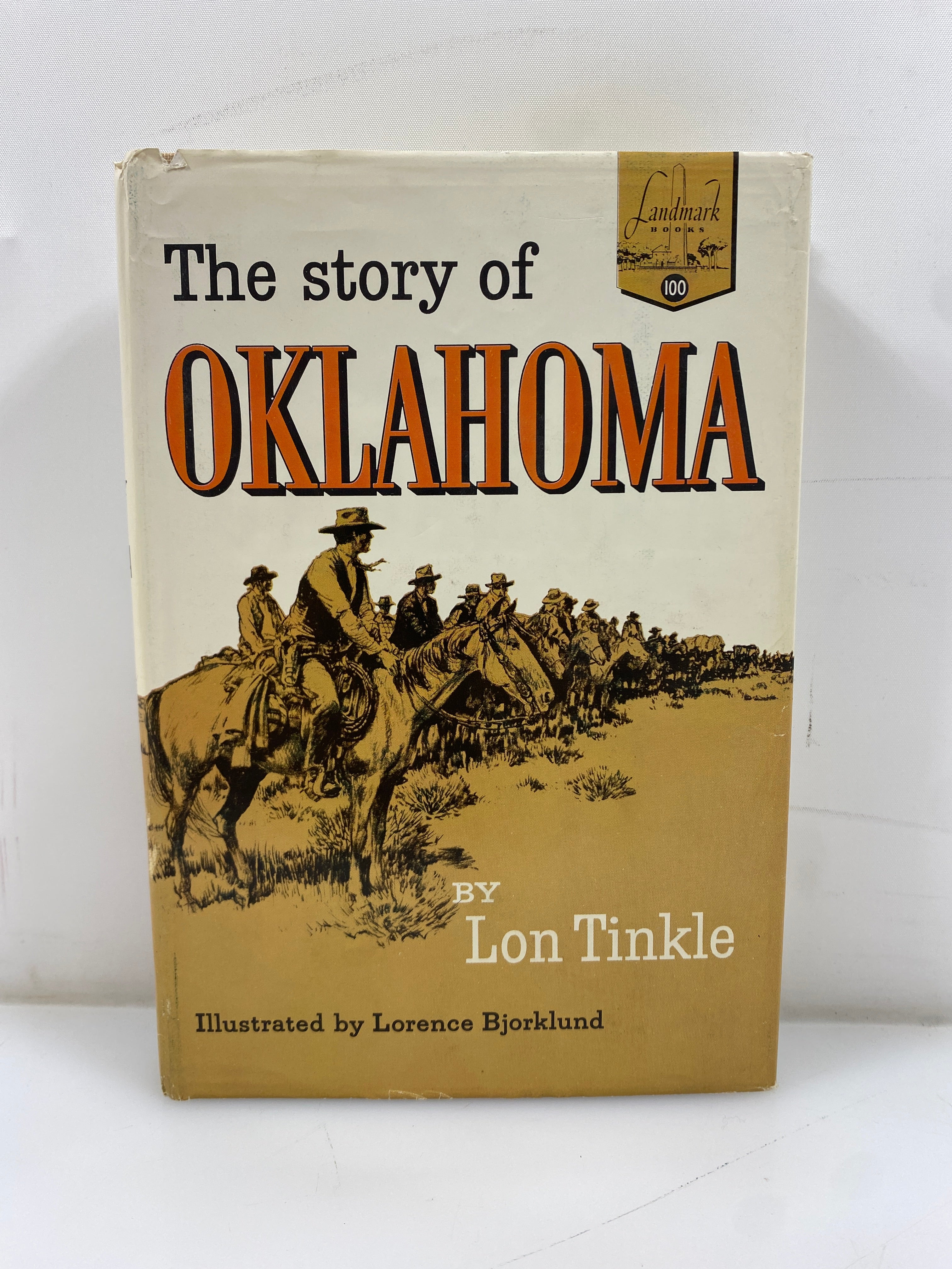 The Story of Oklahoma Lon Tinkle Random House 1962 HCDJ