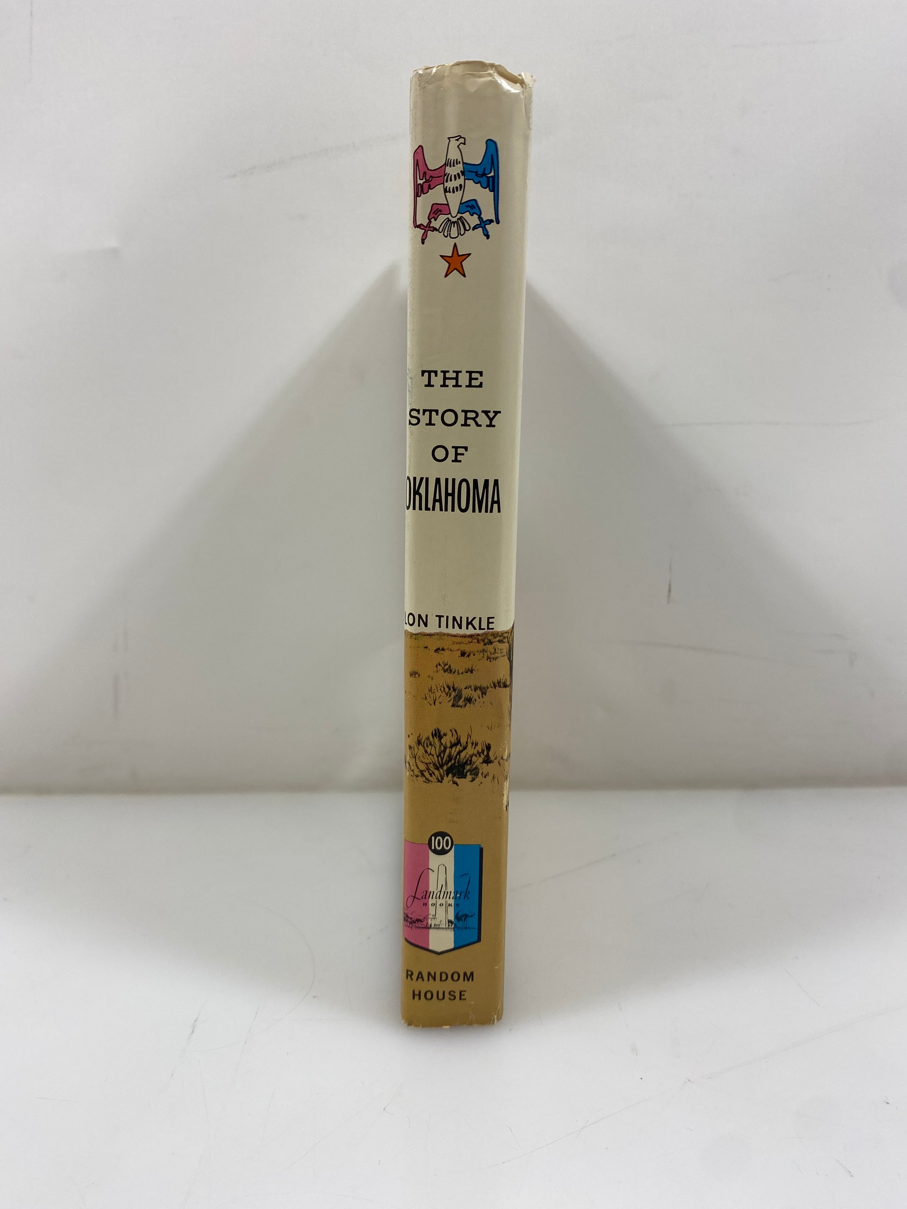 The Story of Oklahoma Lon Tinkle Random House 1962 HCDJ