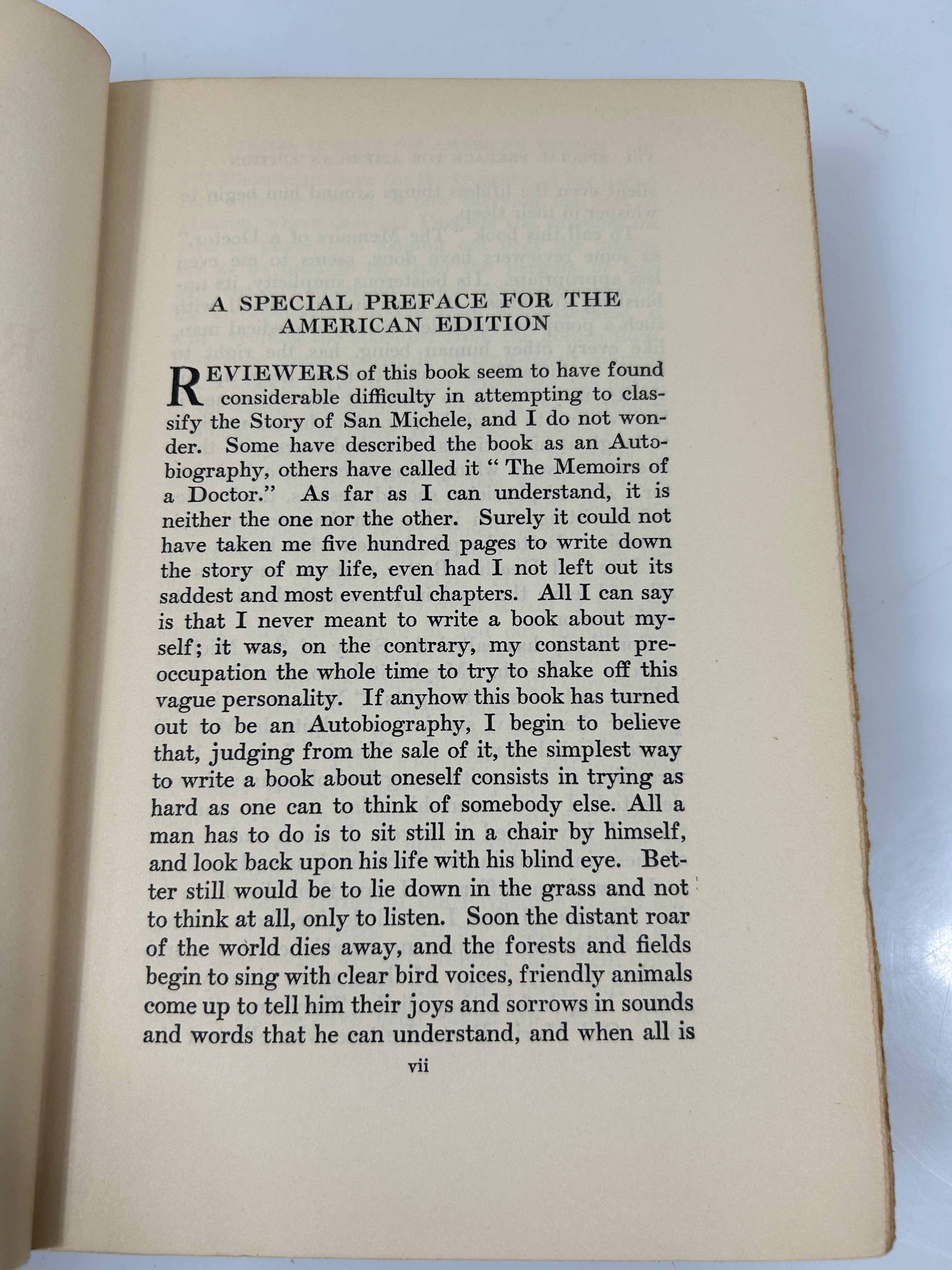 The Story of San Michele by Axel Munthe 1937 E.P. Dutton & Co, Inc HC
