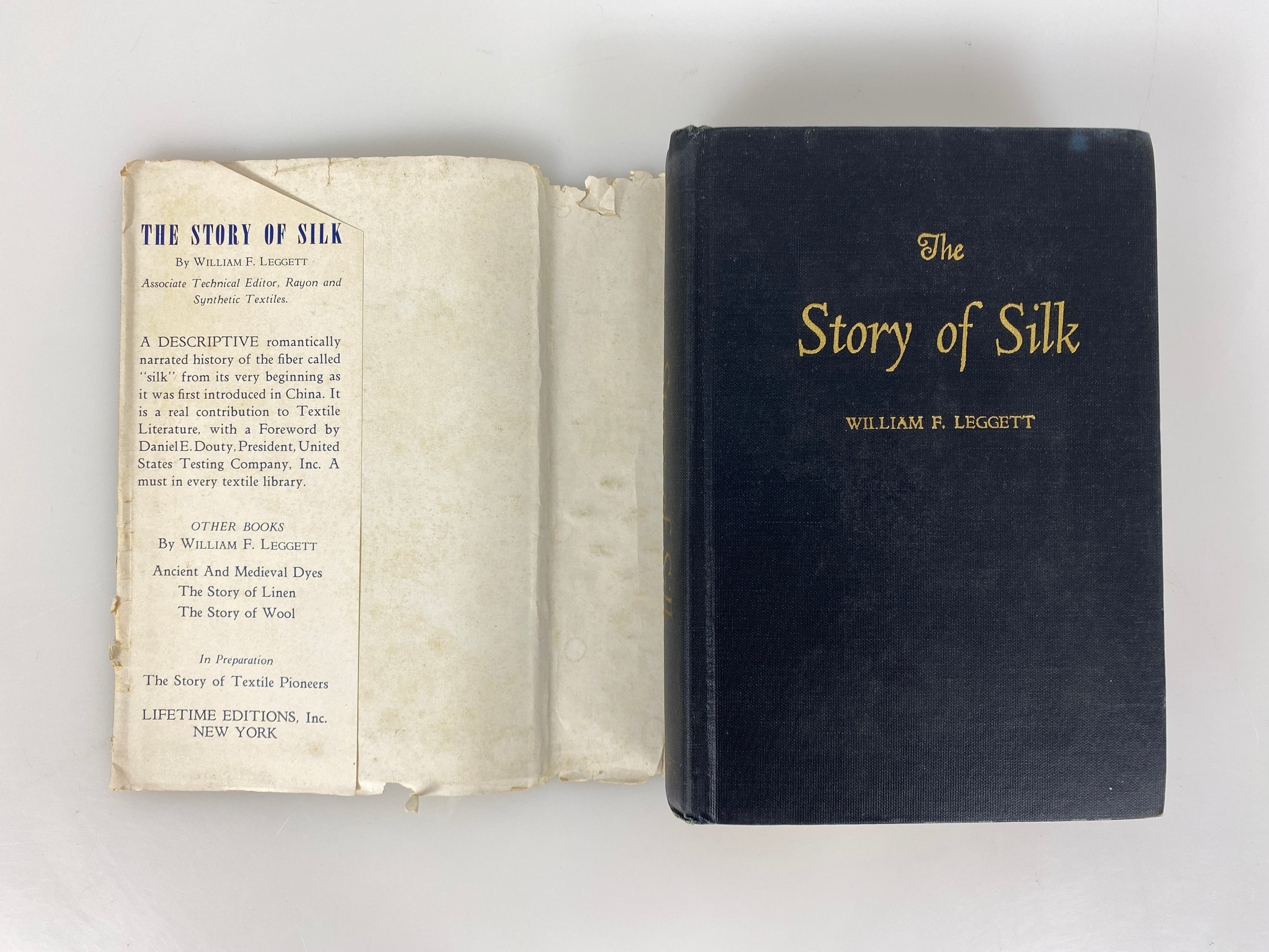 The Story of Silk by William Leggett 1949 Vintage HC DJ