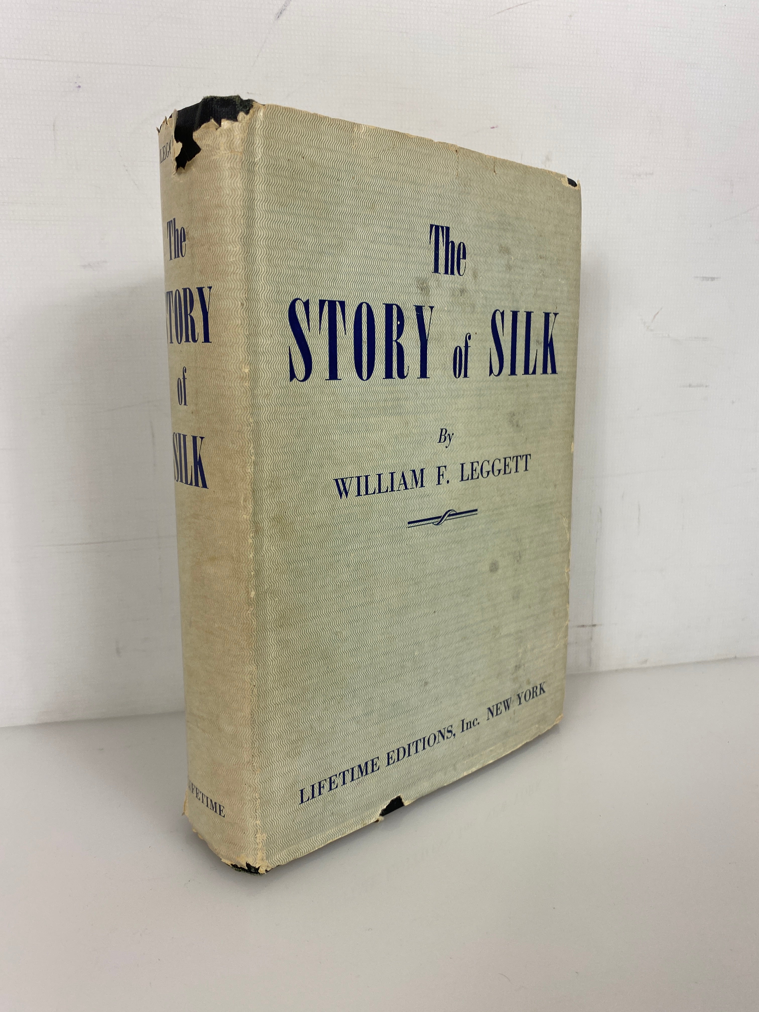 The Story of Silk by William Leggett 1949 Vintage HC DJ