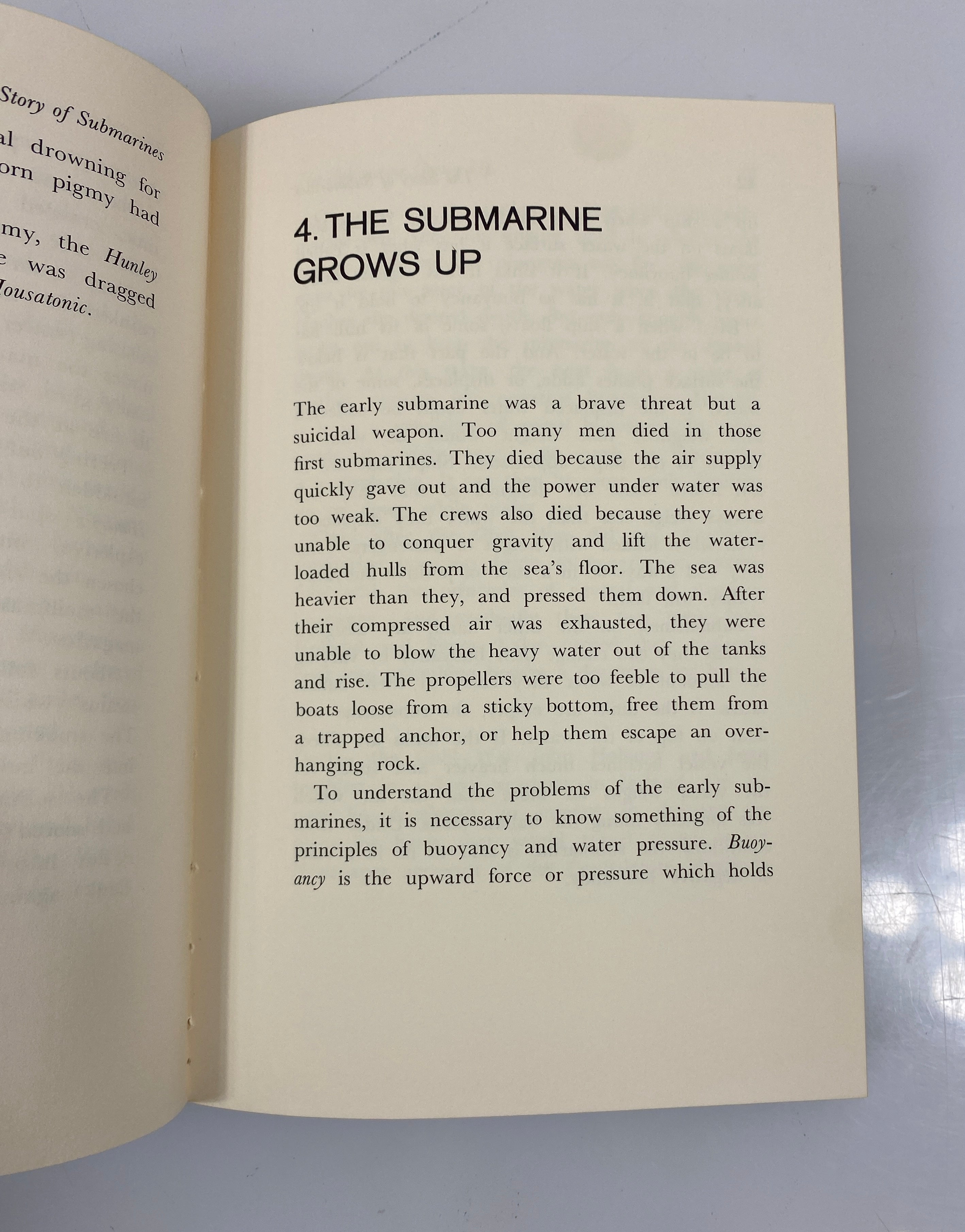 The Story of Submarines George Weller Random House 1962 HCDJ