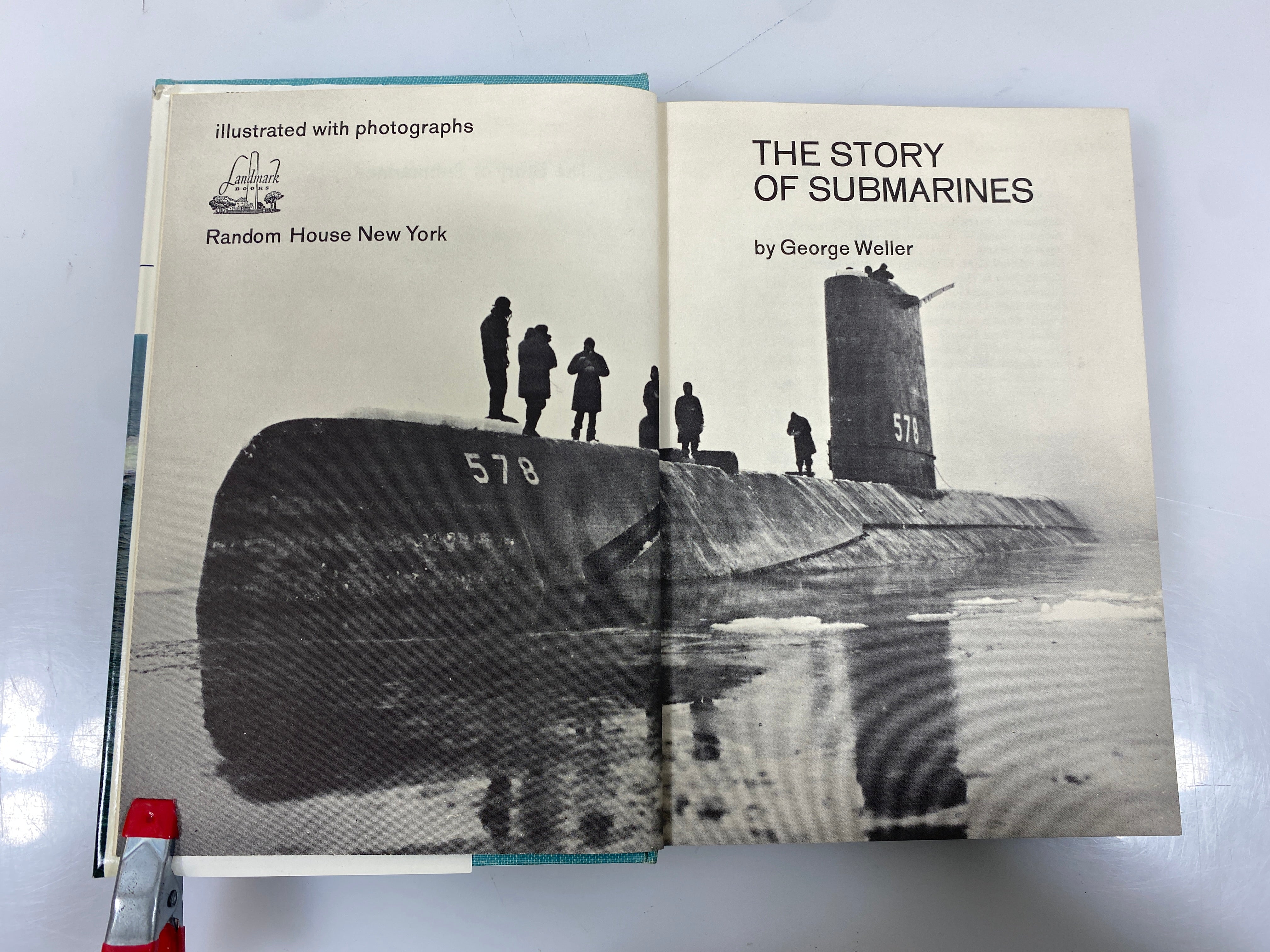 The Story of Submarines George Weller Random House 1962 HCDJ