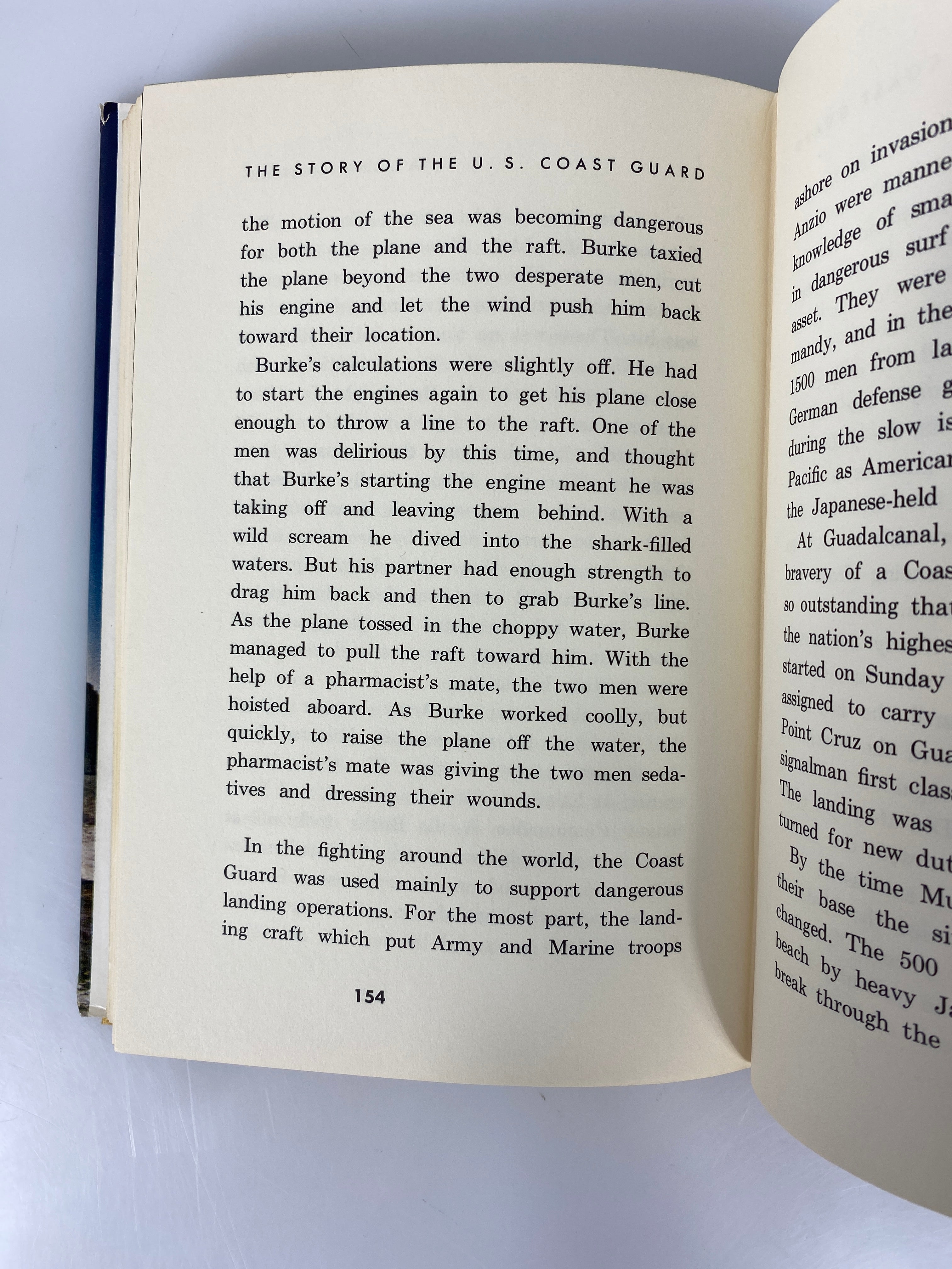 The Story of the U.S. Coast Guard Eugene Rachlis Random House 1961 HCDJ