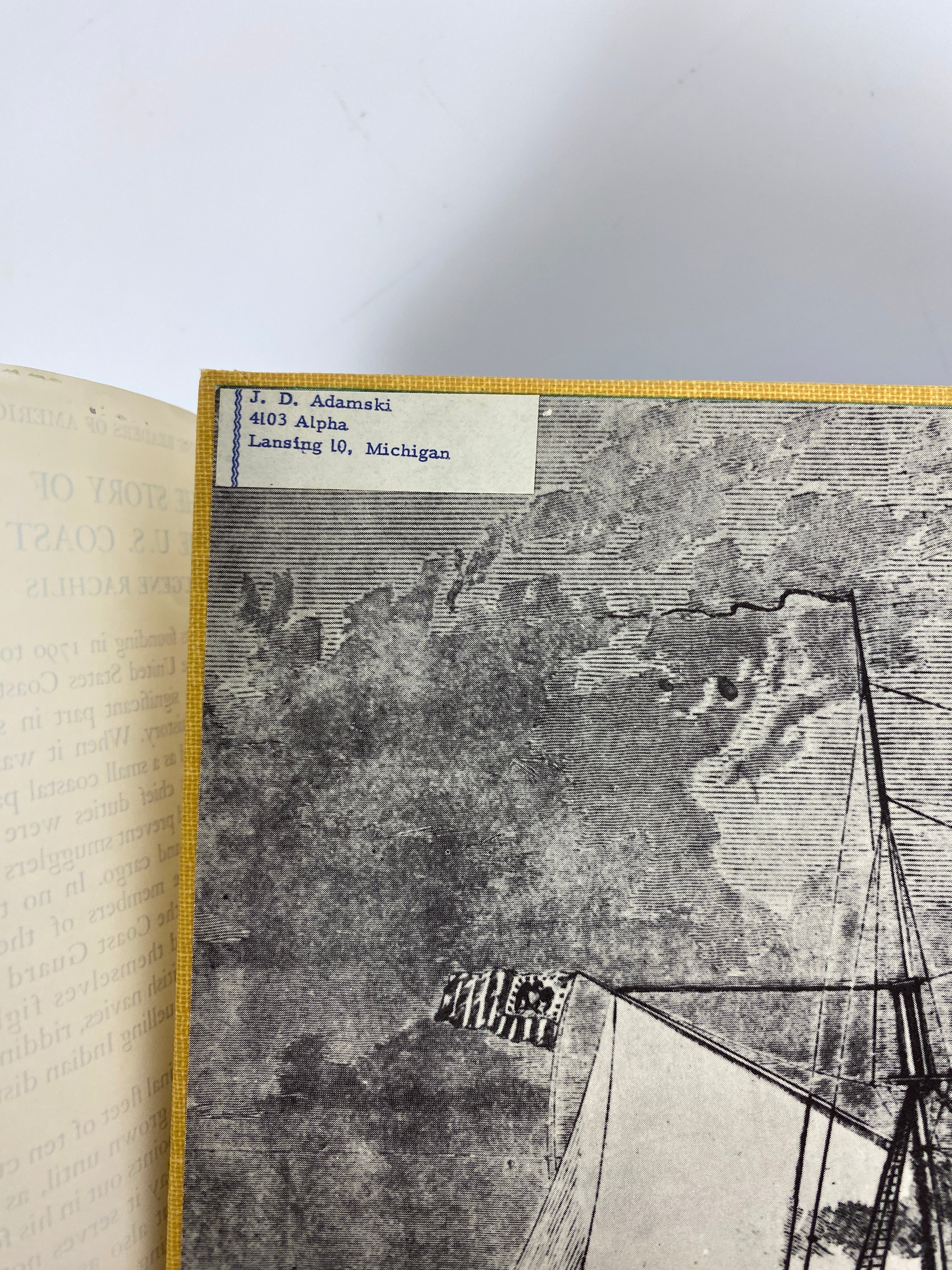 The Story of the U.S. Coast Guard Eugene Rachlis Random House 1961 HCDJ