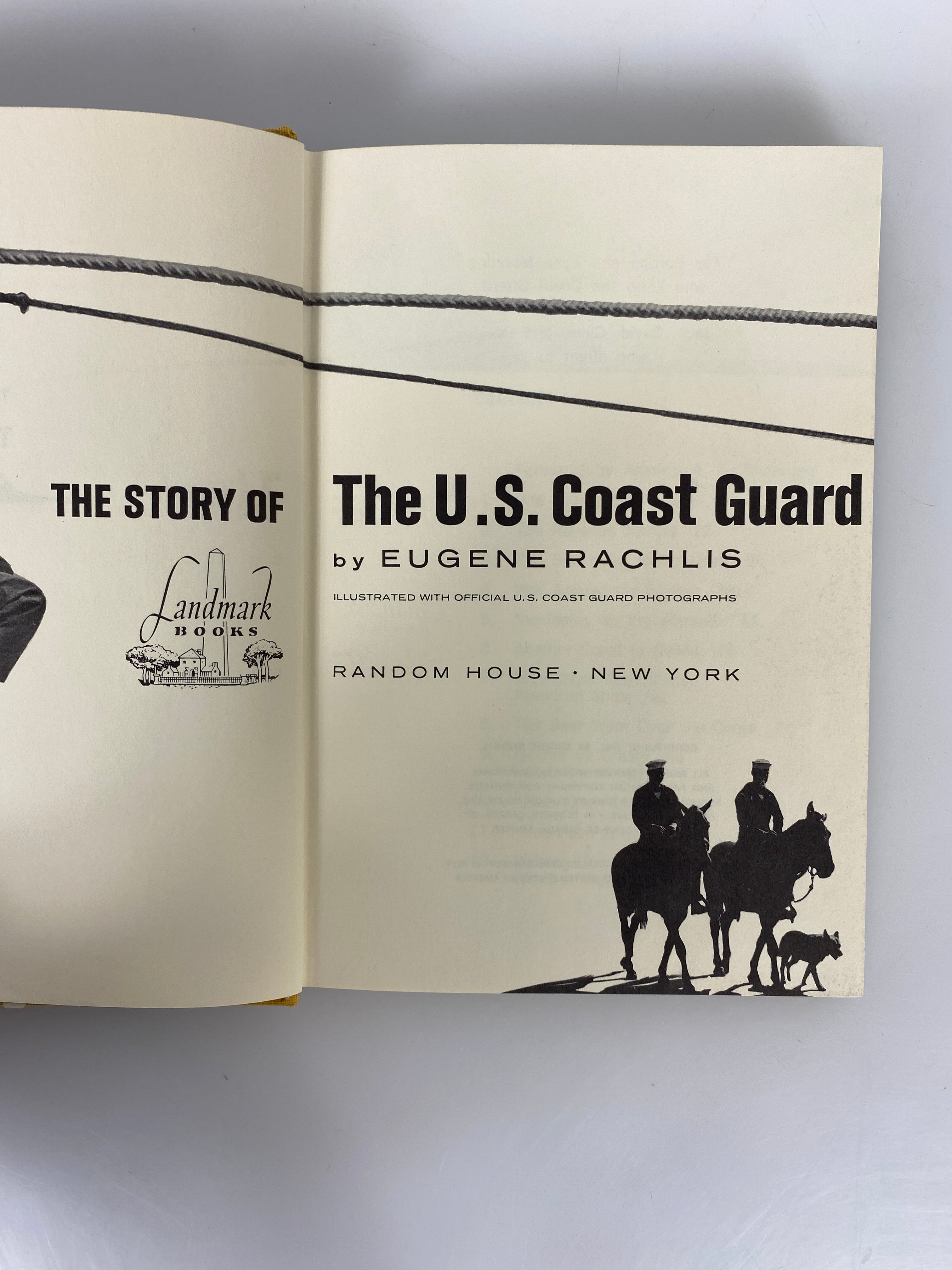 The Story of the U.S. Coast Guard Eugene Rachlis Random House 1961 HCDJ