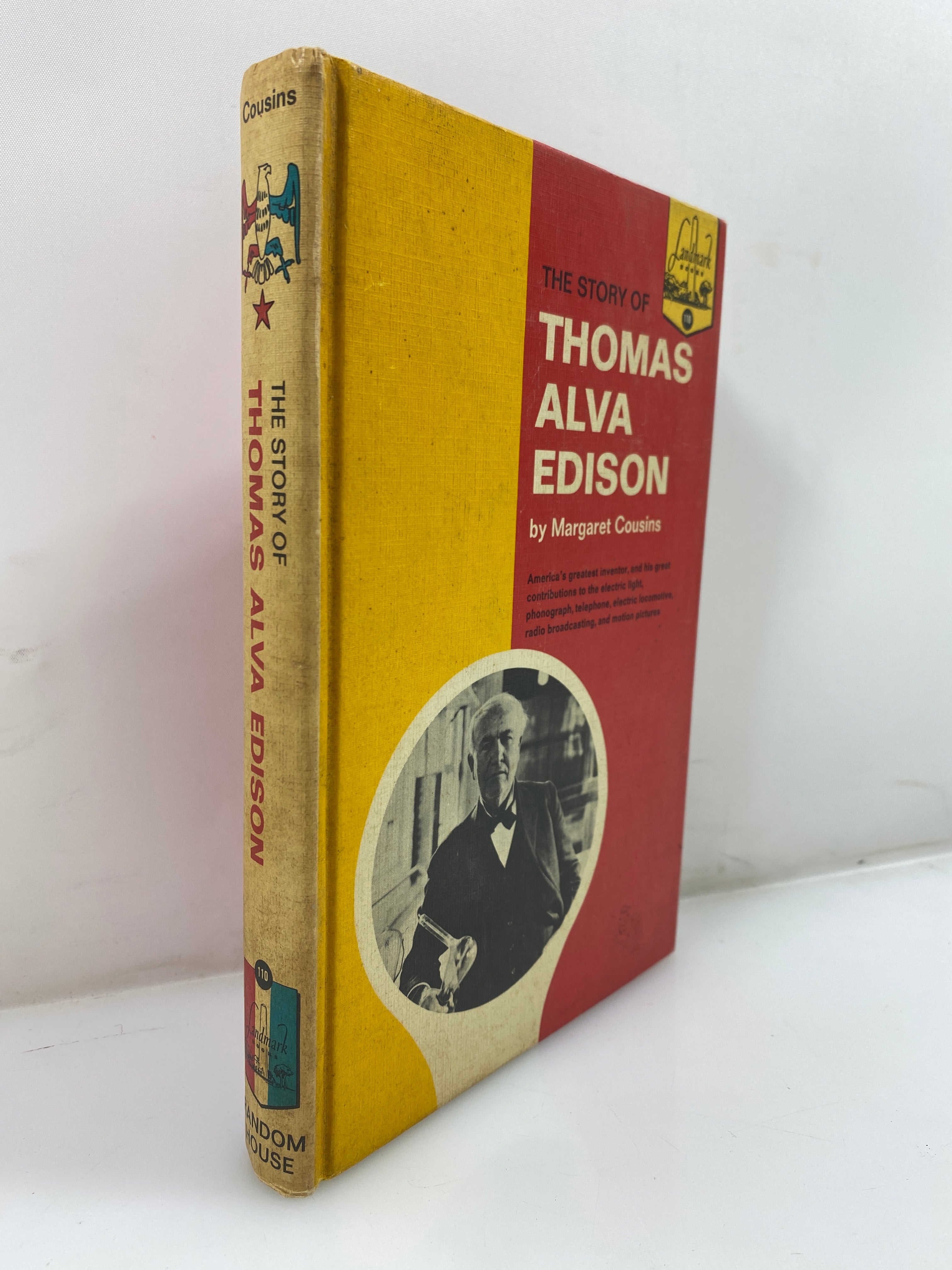 The Story of Thomas Alva Edison by Cousin Random House 1965 HC