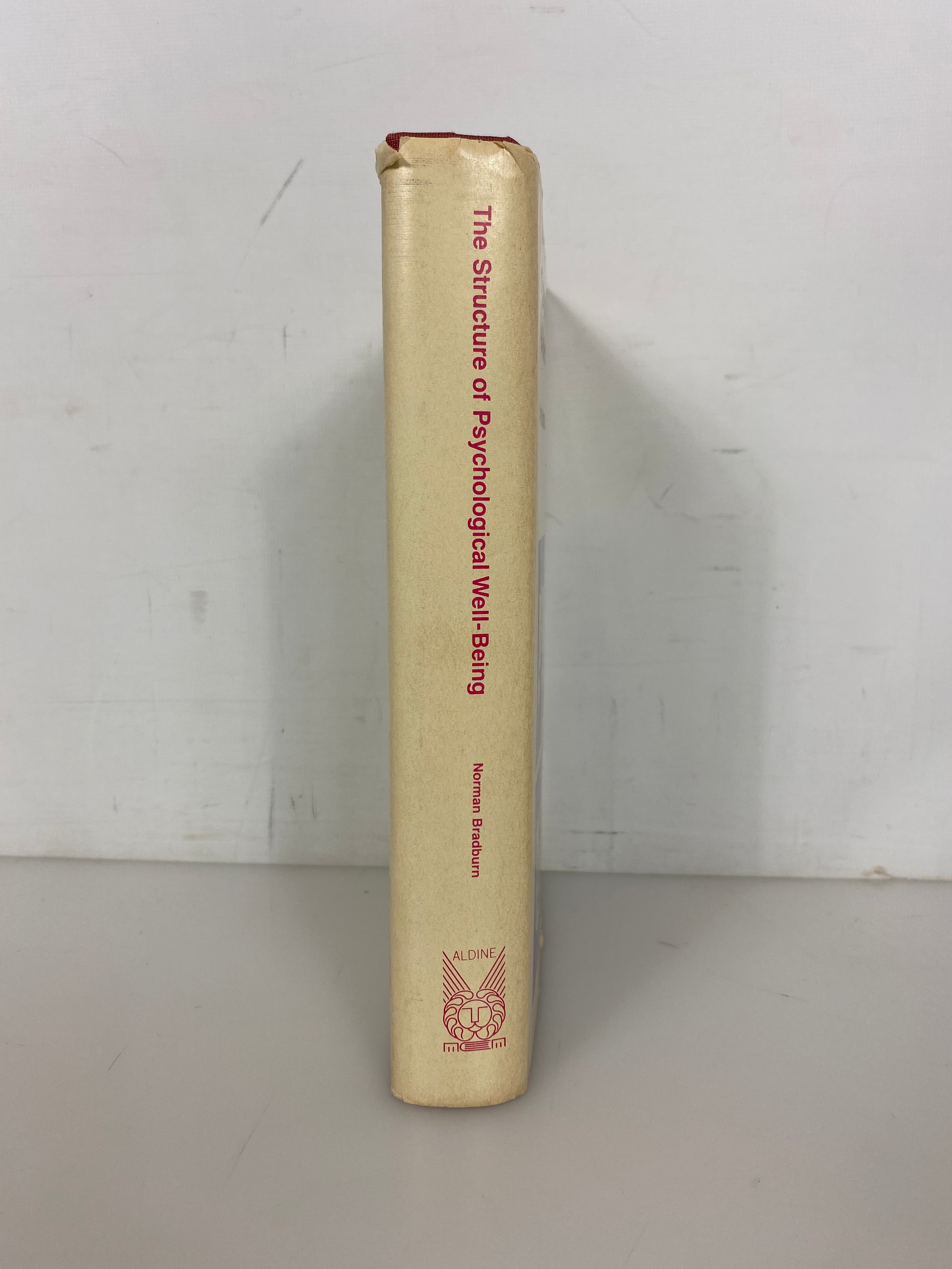 The Structure of Psychological Well-Being by Norman Bradburn 1969 HC DJ