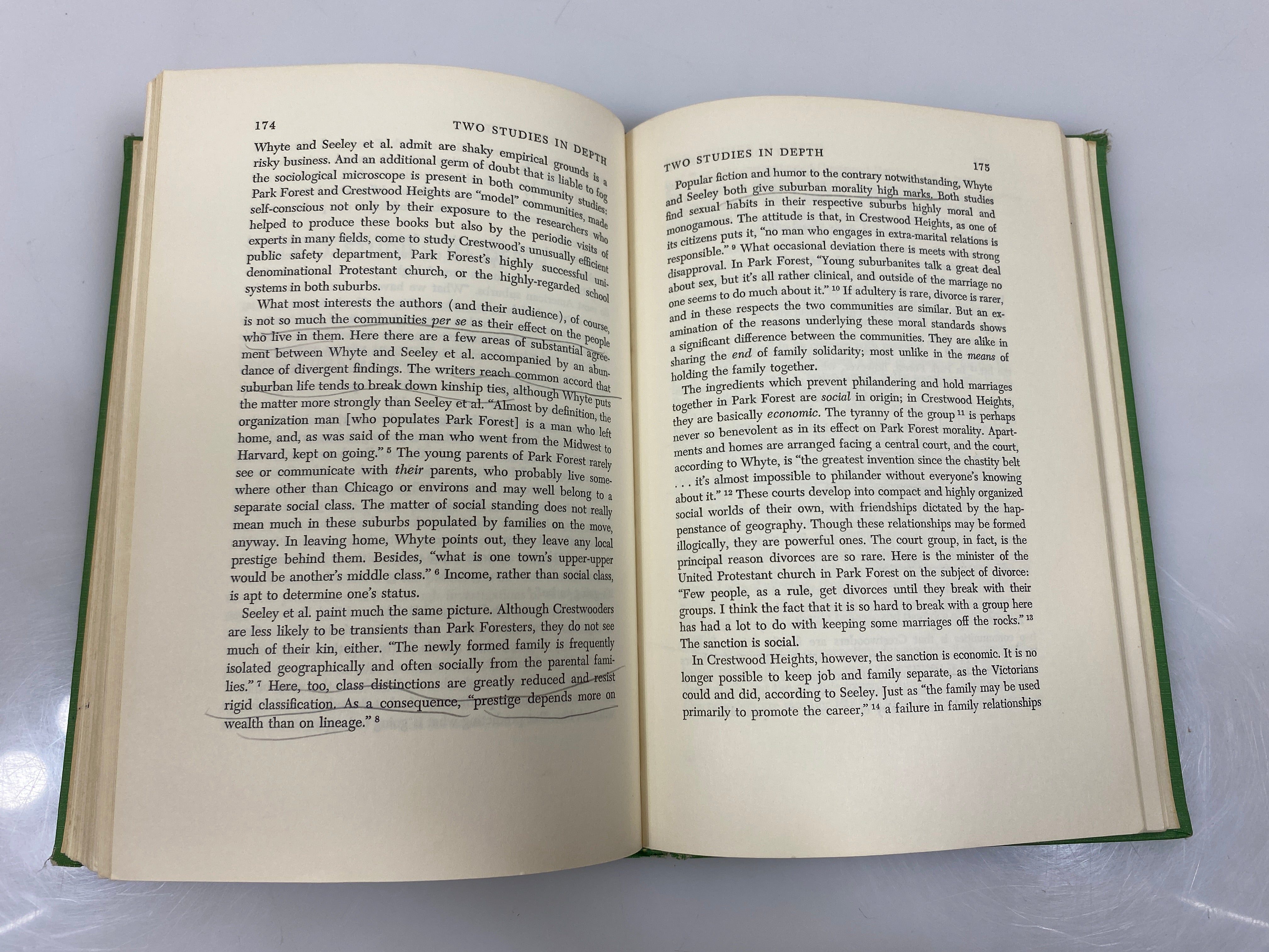 The Suburban Myth by Scott Donaldson 1969 HC