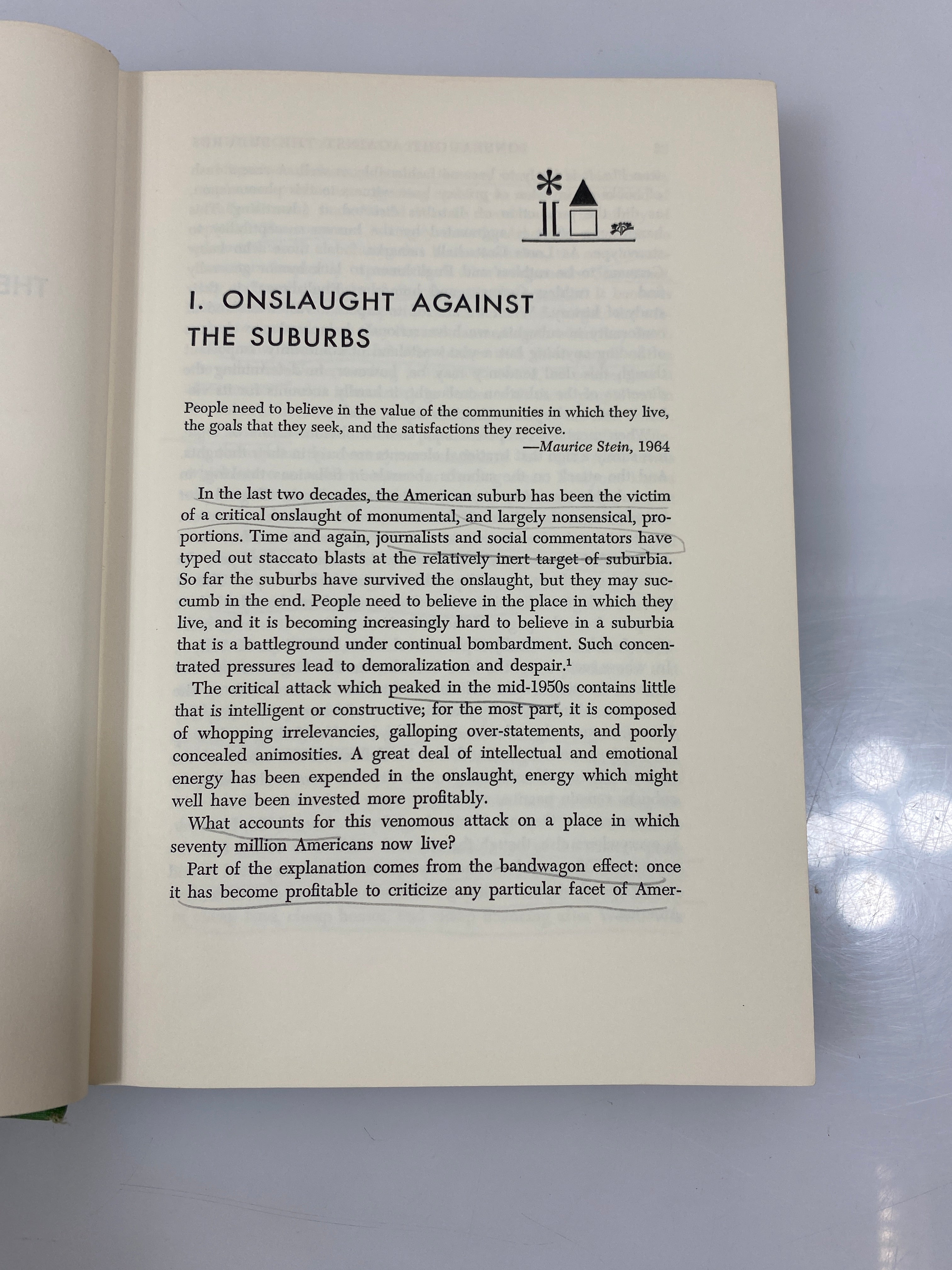 The Suburban Myth by Scott Donaldson 1969 HC