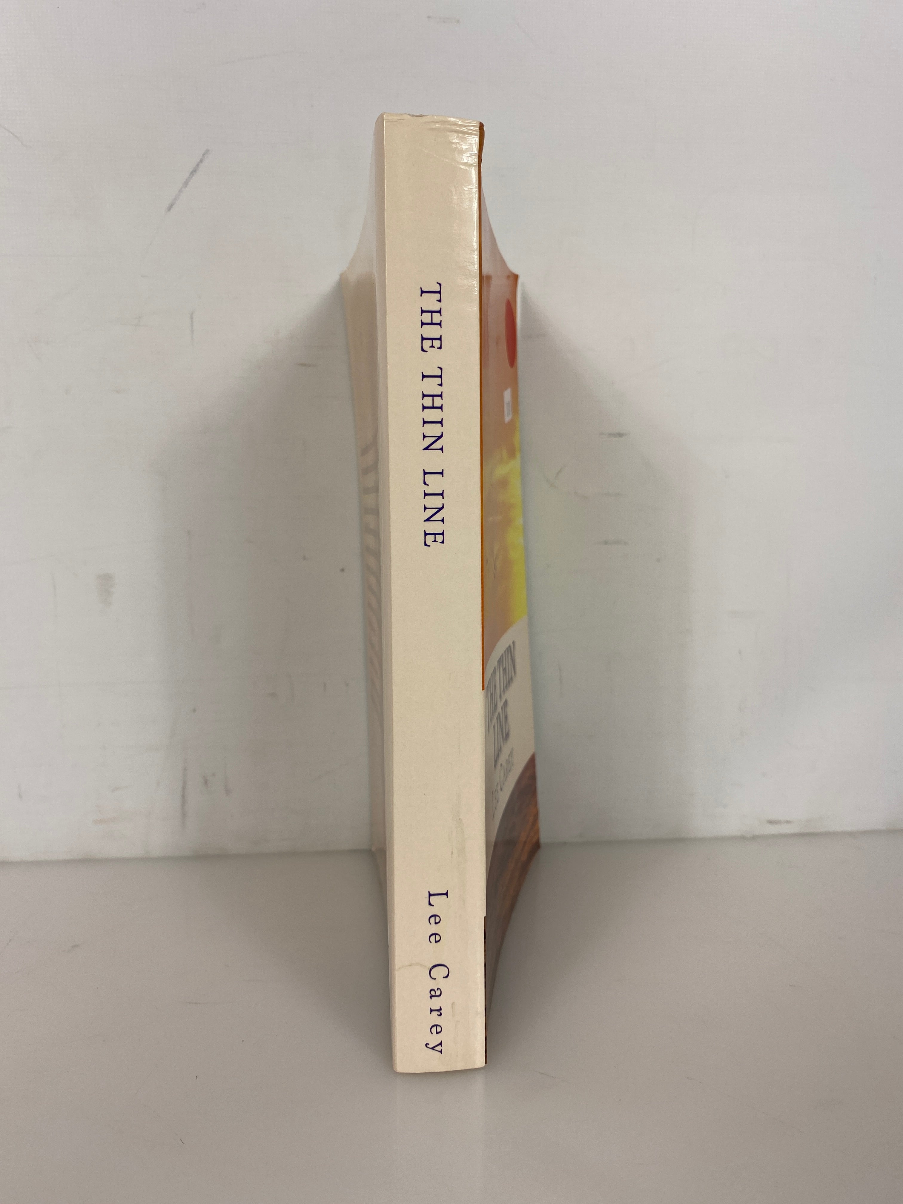 The Thin Line by Lee Carey 1999 1st PB Edition Inscribed by Author